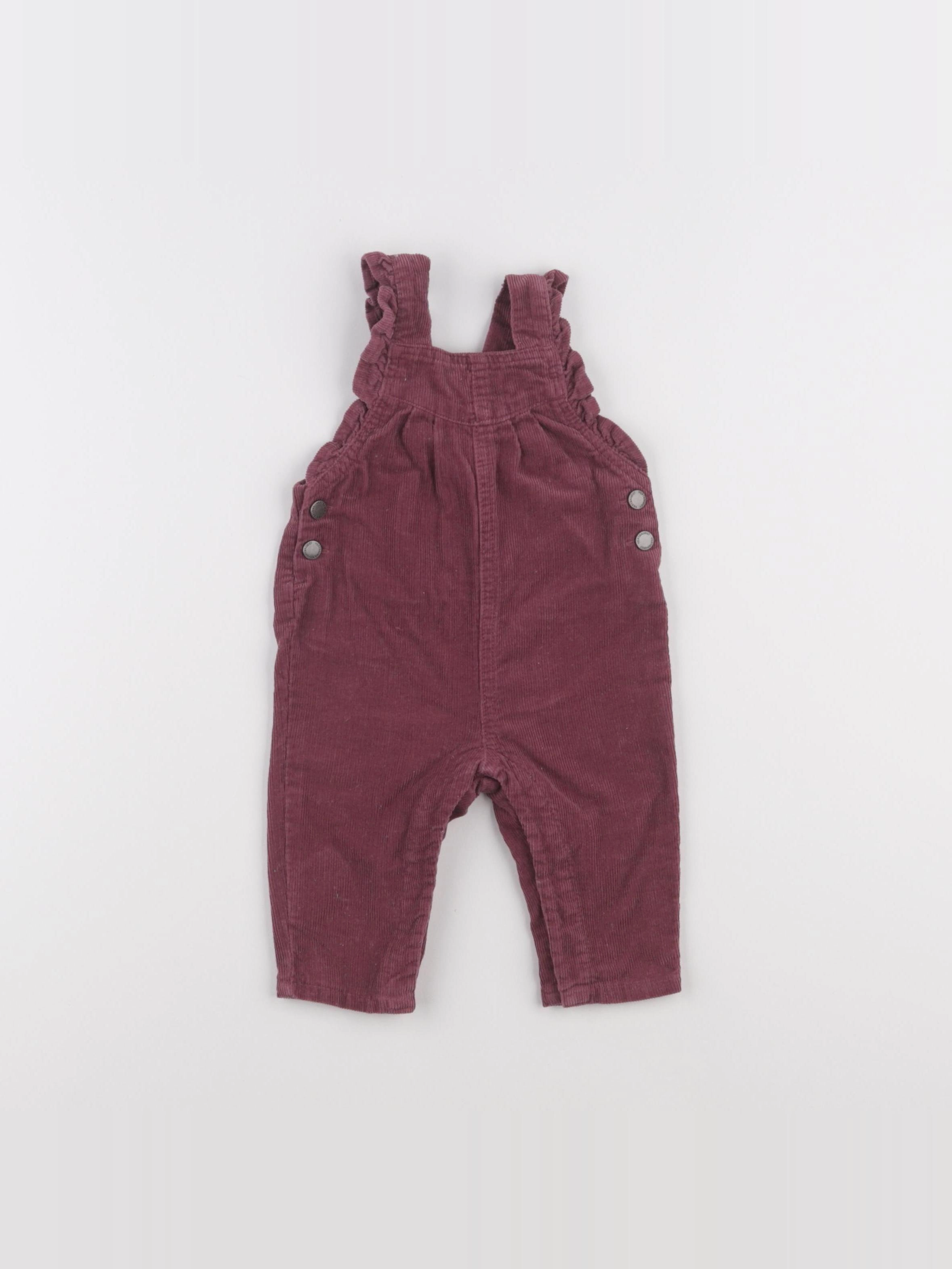 Vertbaudet - combinaison violet - 3 mois