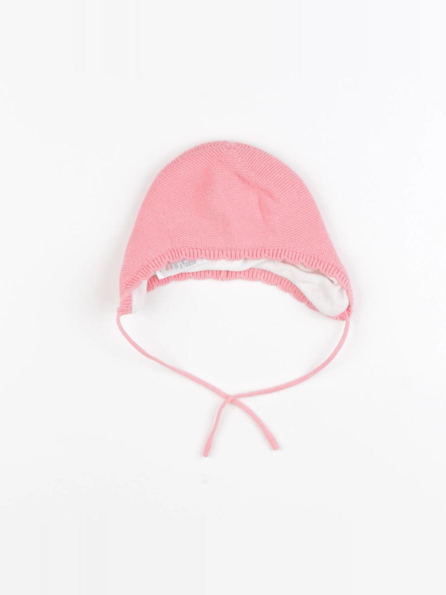 Jacadi - bonnet rose - 1 mois