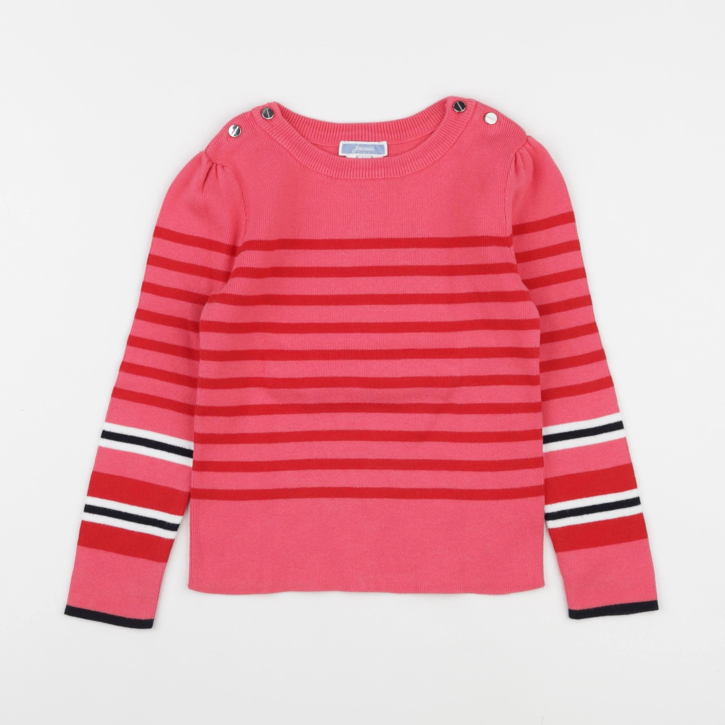 Jacadi - pull rose - 6 ans