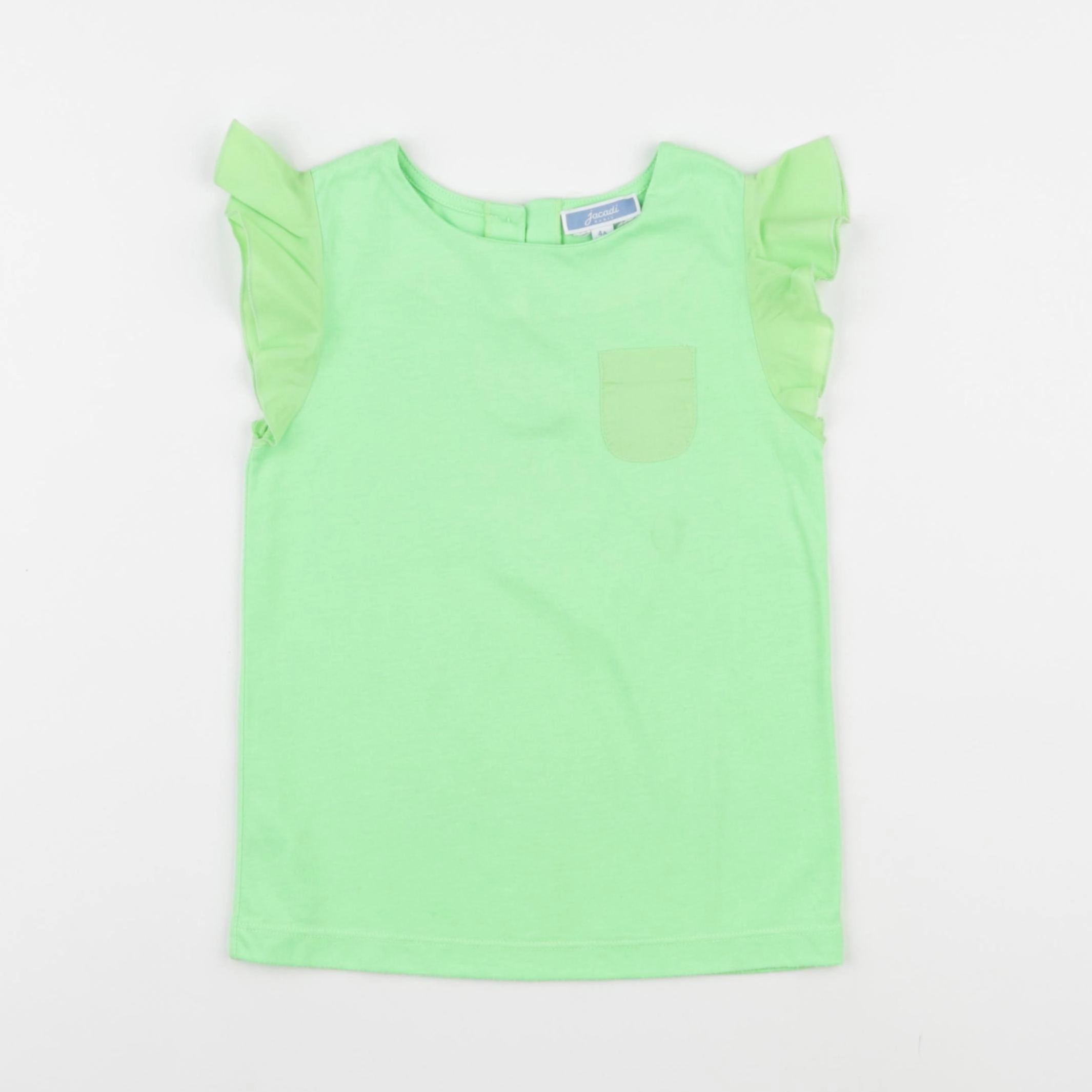 Jacadi - tee-shirt vert fluo - 4 ans