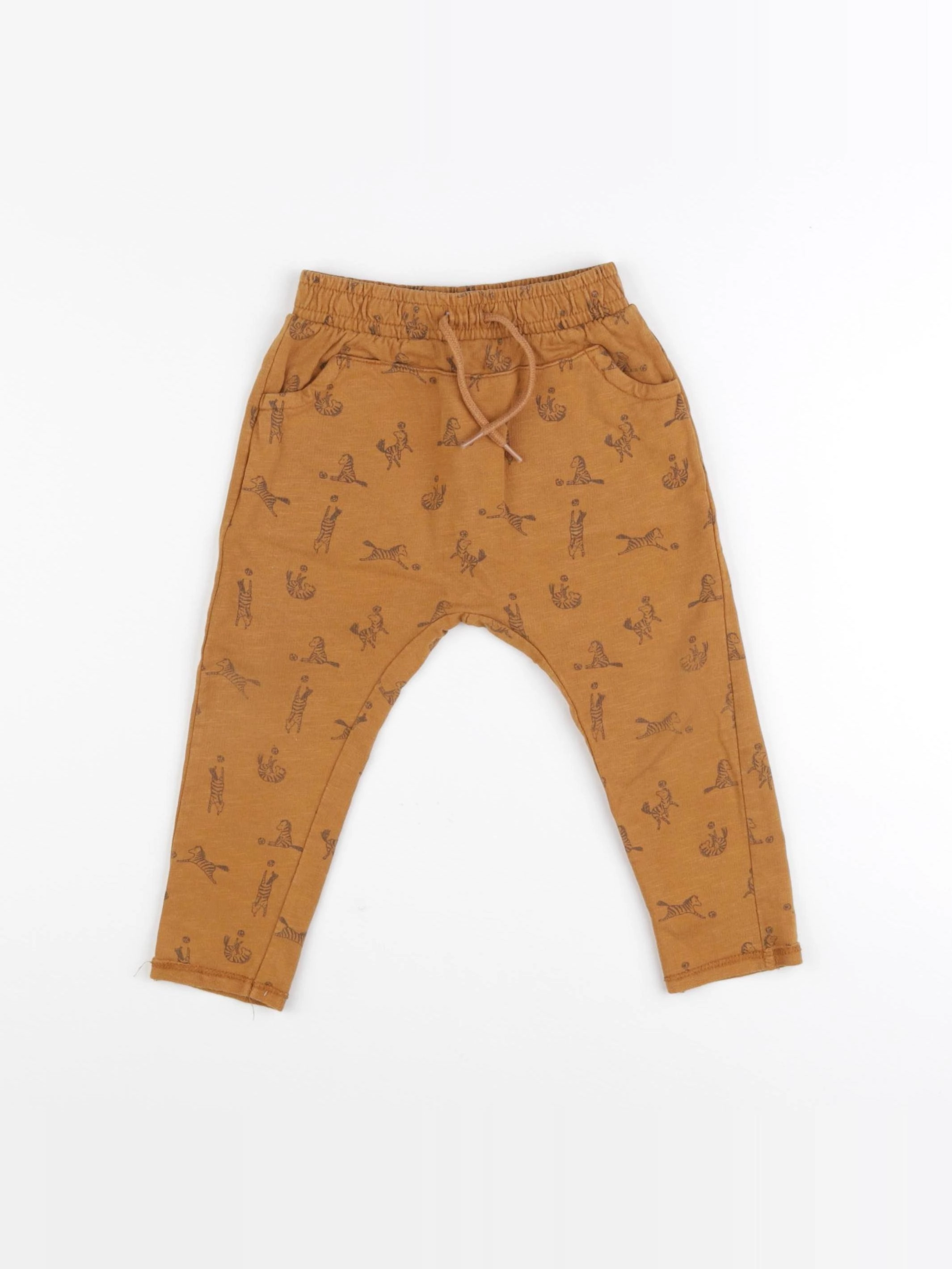 Vertbaudet - pantalon jaune - 18 mois