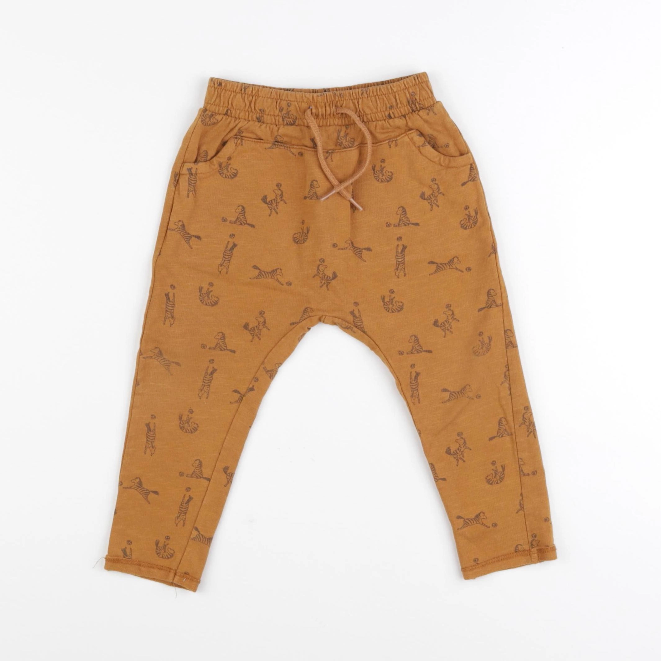 Vertbaudet - pantalon jaune - 18 mois