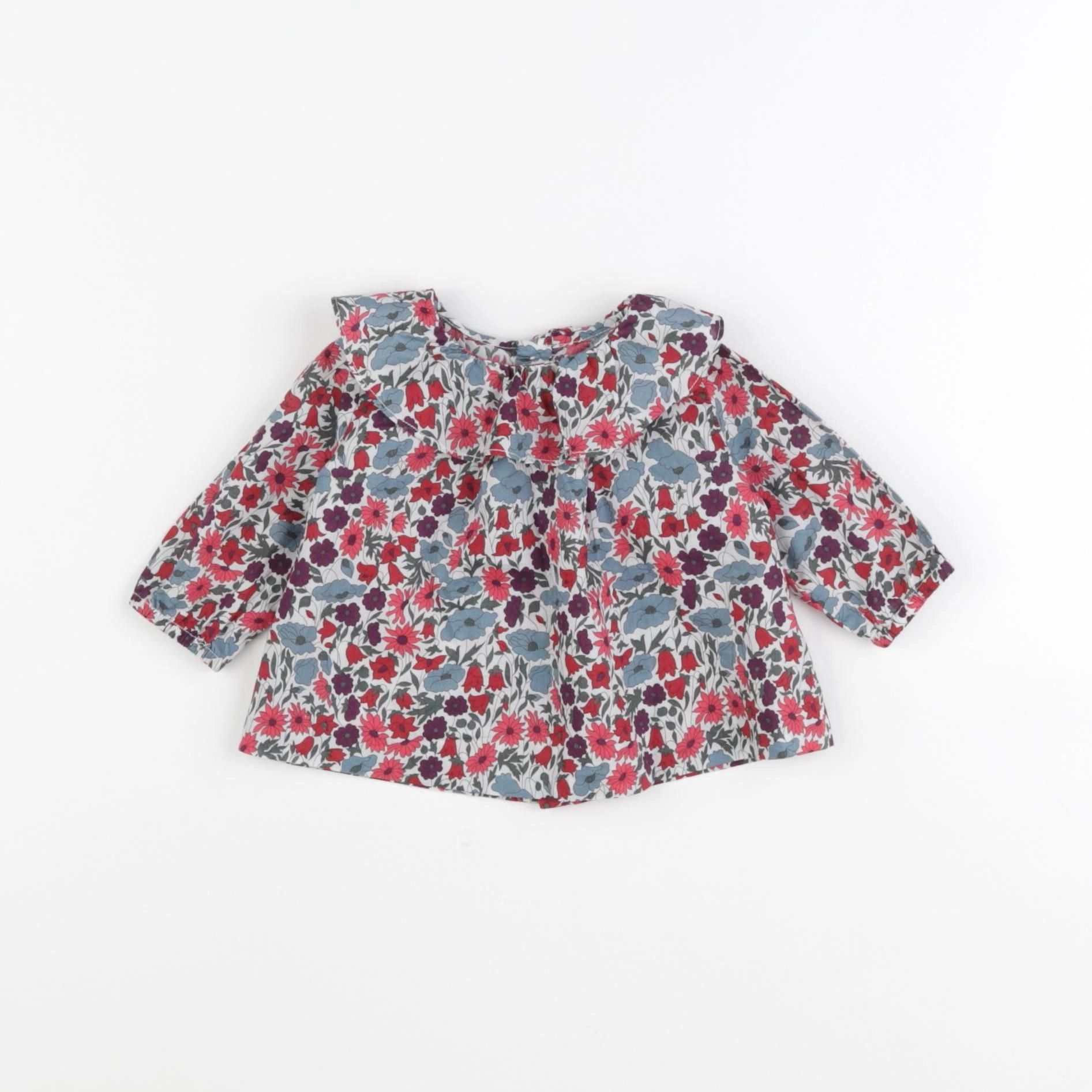 Jacadi - blouse liberty multicolore - 1 mois