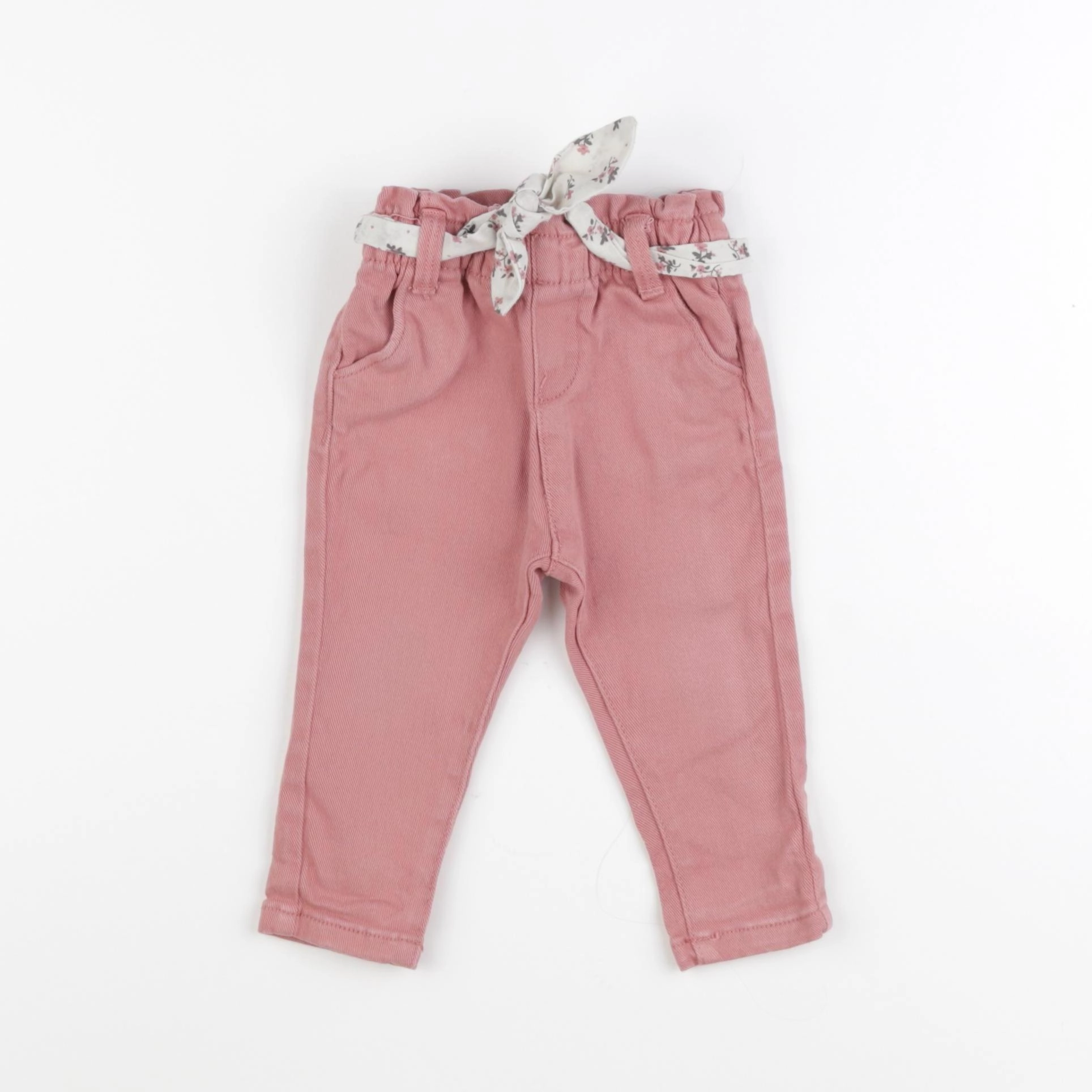 Vertbaudet - jean rose - 6 mois