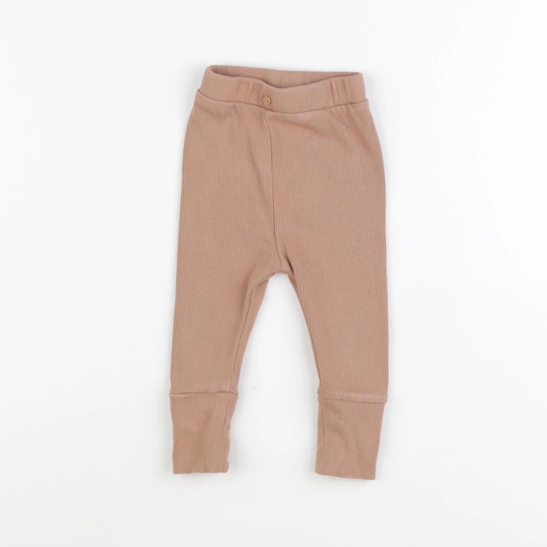 Vertbaudet - legging marron - 6 mois
