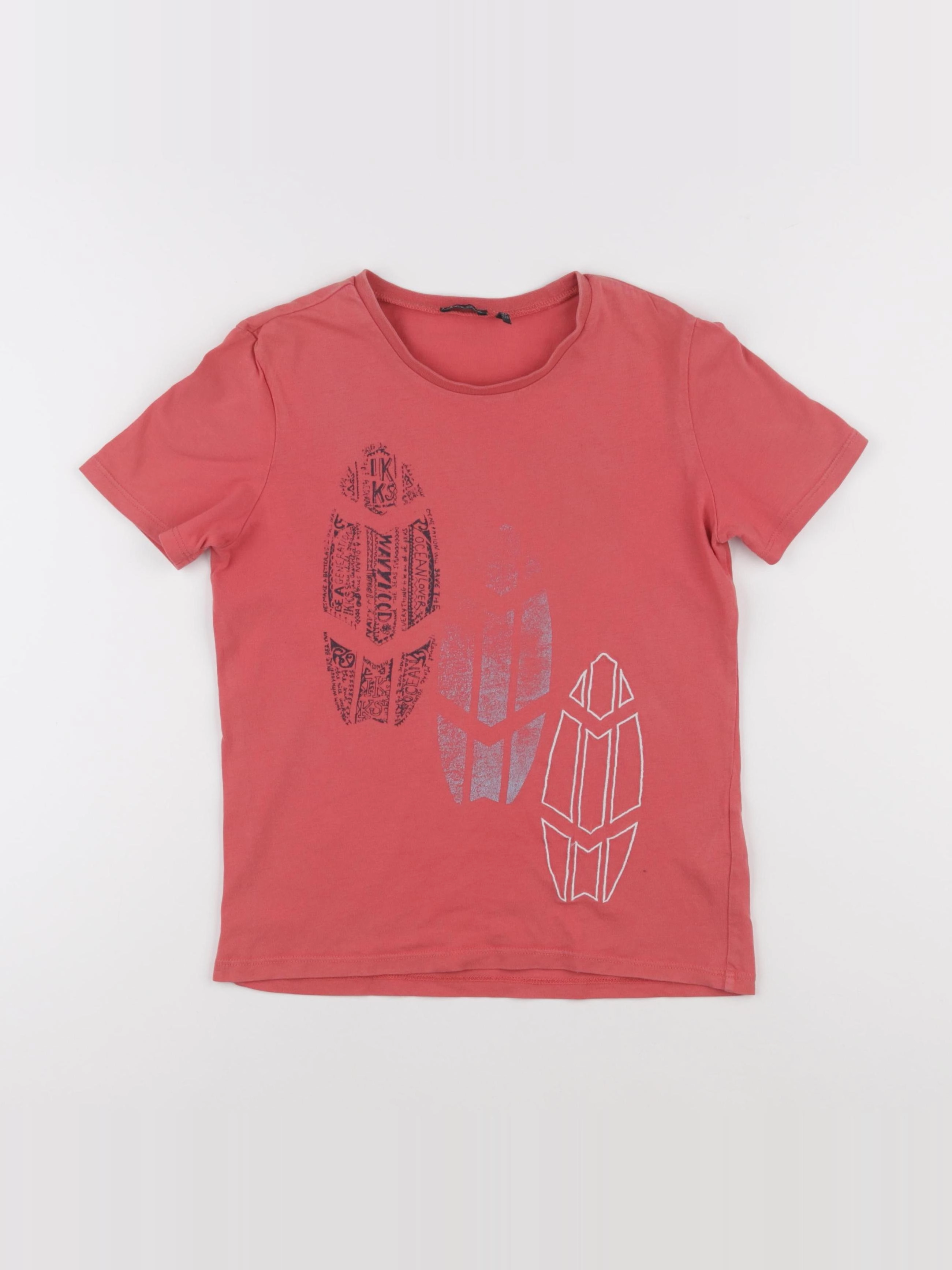 IKKS - tee-shirt rouge - 10 ans