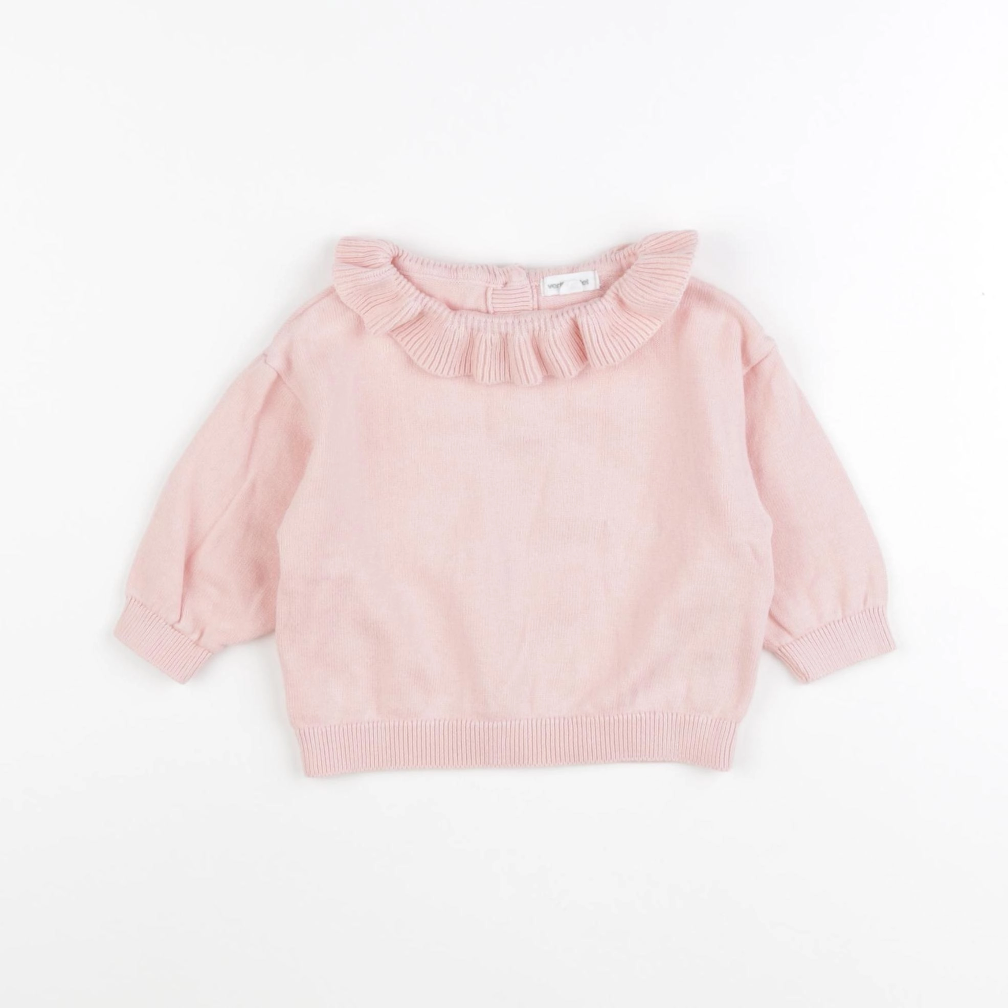 Vertbaudet - pull rose - 6 mois