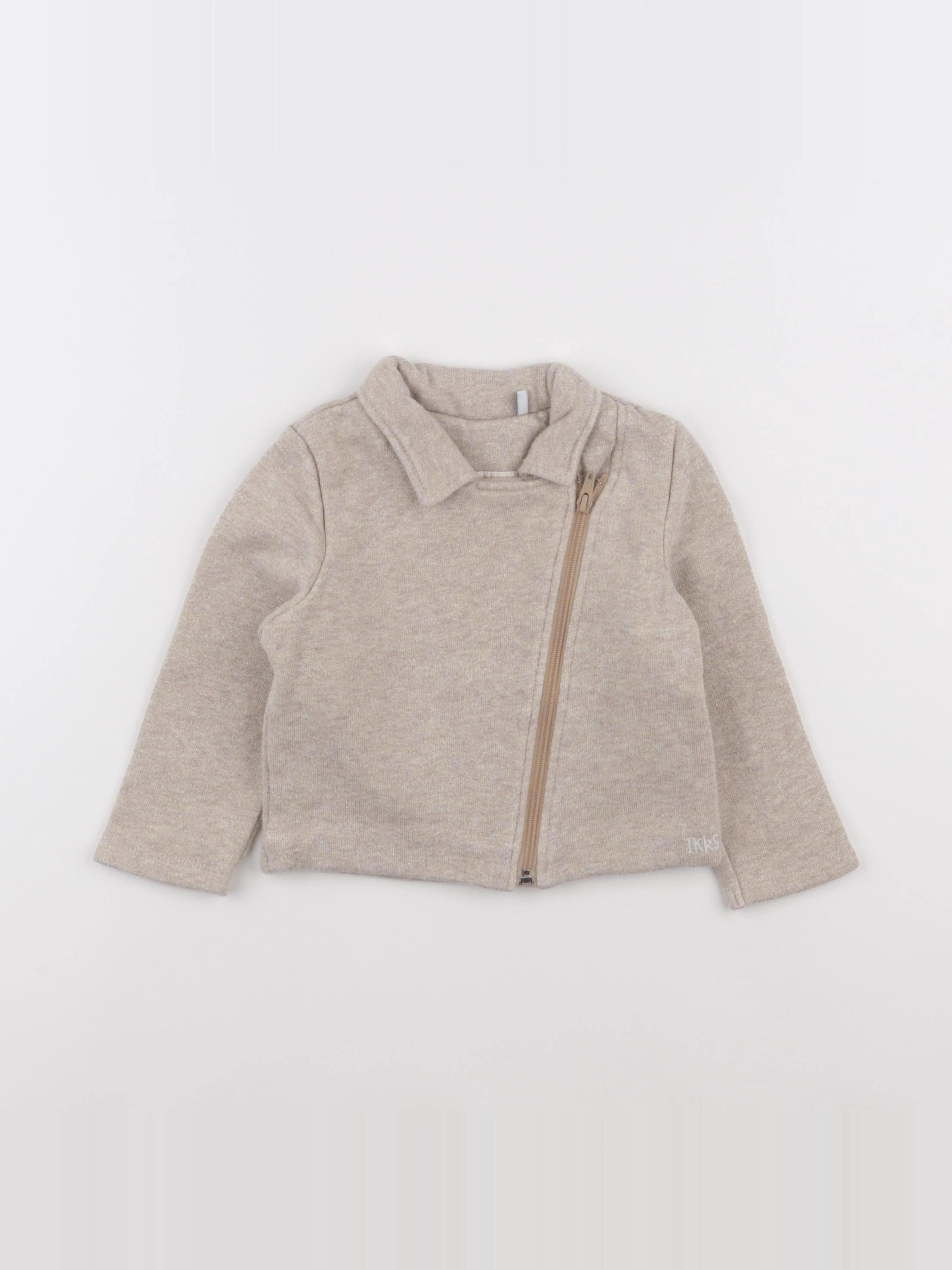 IKKS - sweat beige, or - 2 ans