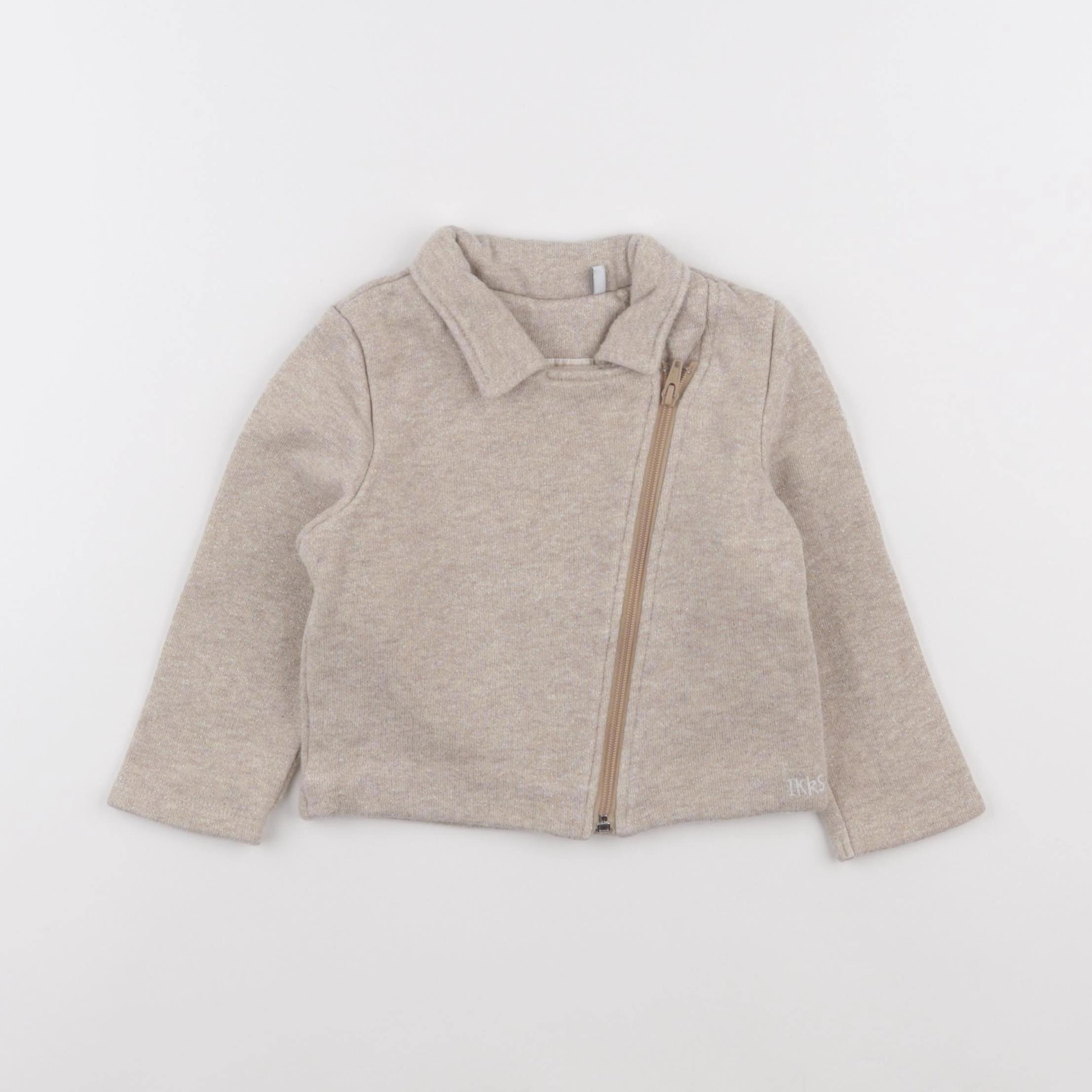 IKKS - sweat beige, or - 2 ans