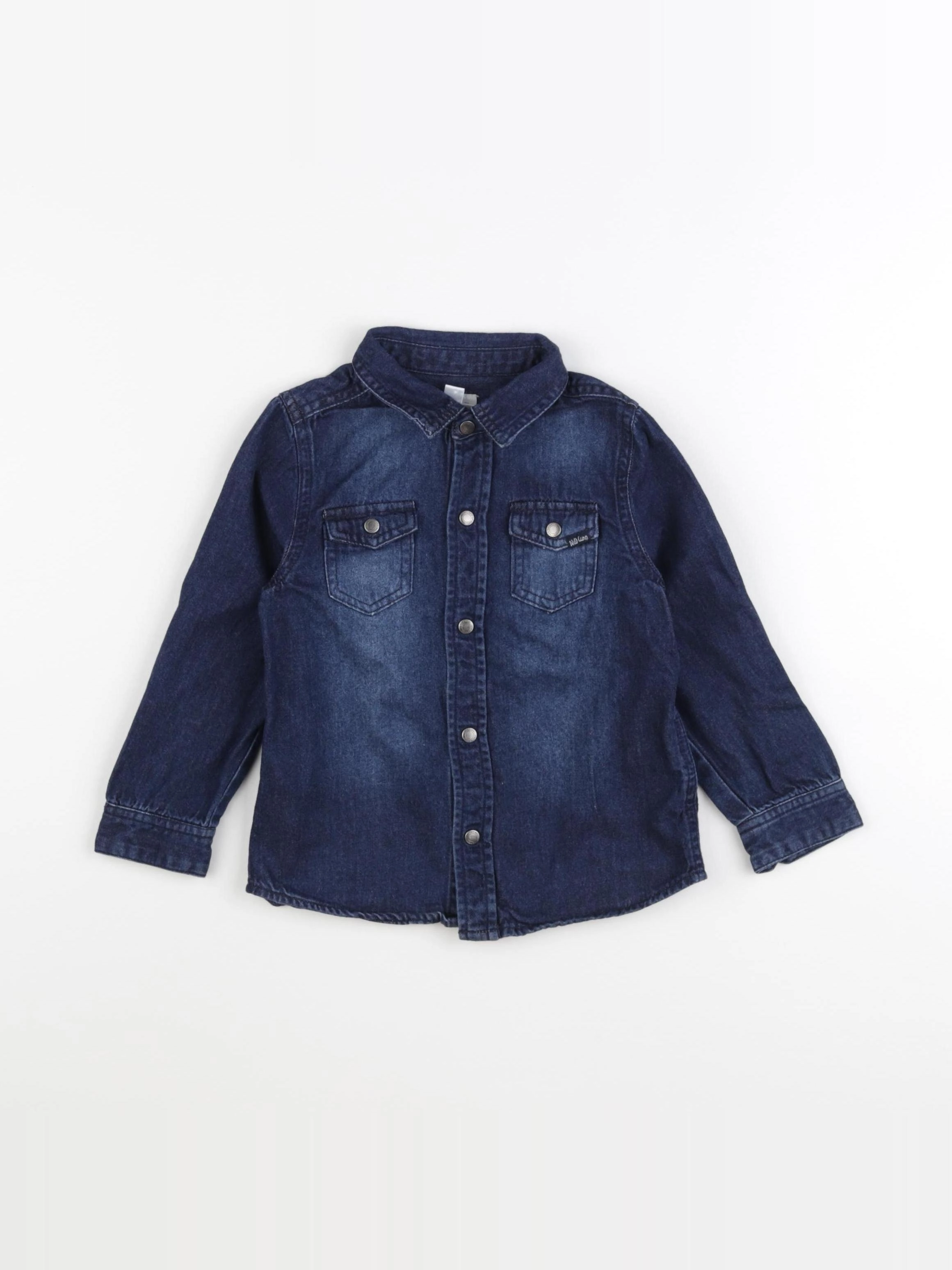 Vertbaudet - chemise bleu - 3 ans