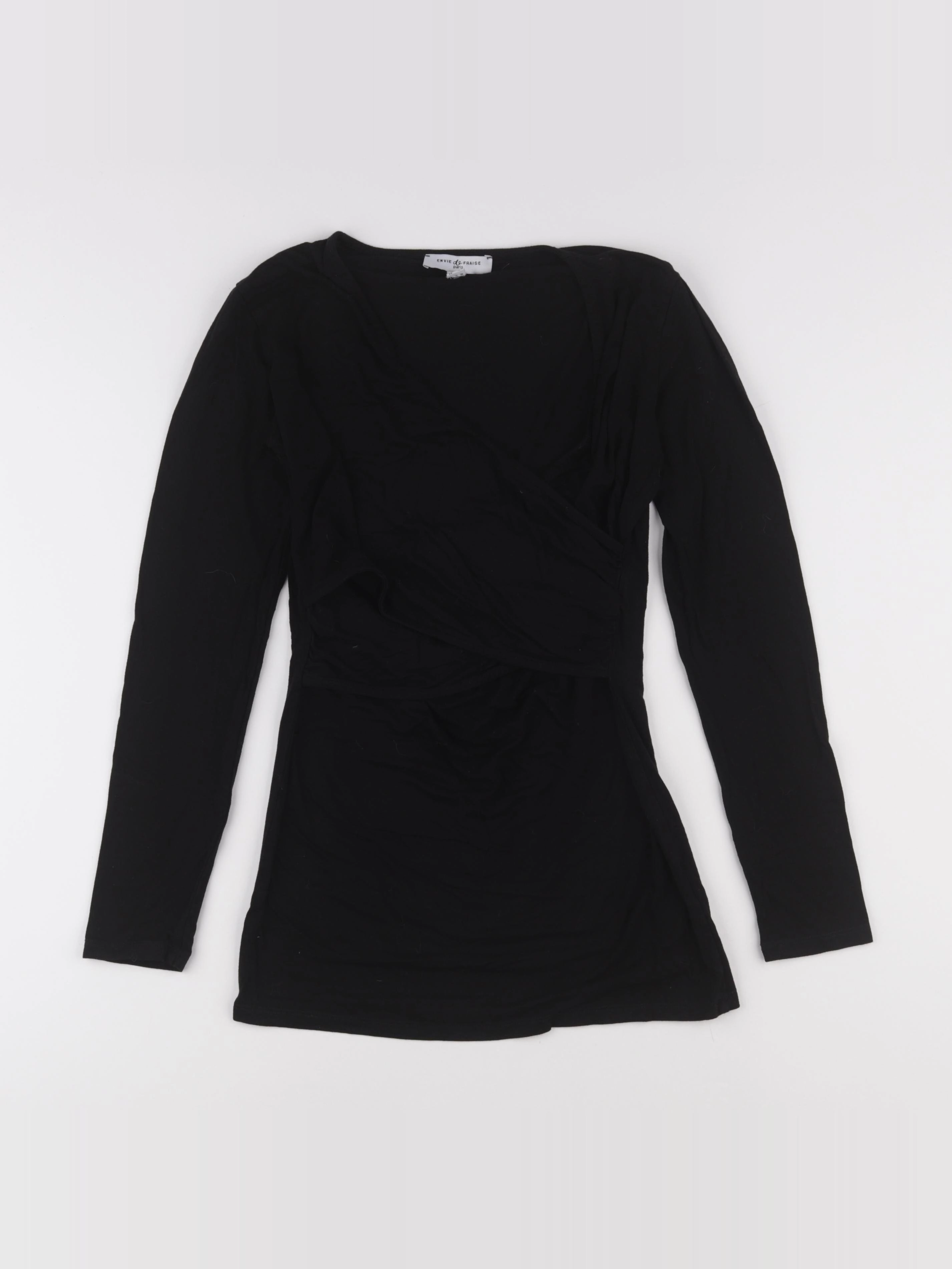 Envie de fraise - tee-shirt allaitement noir - 36 à 38