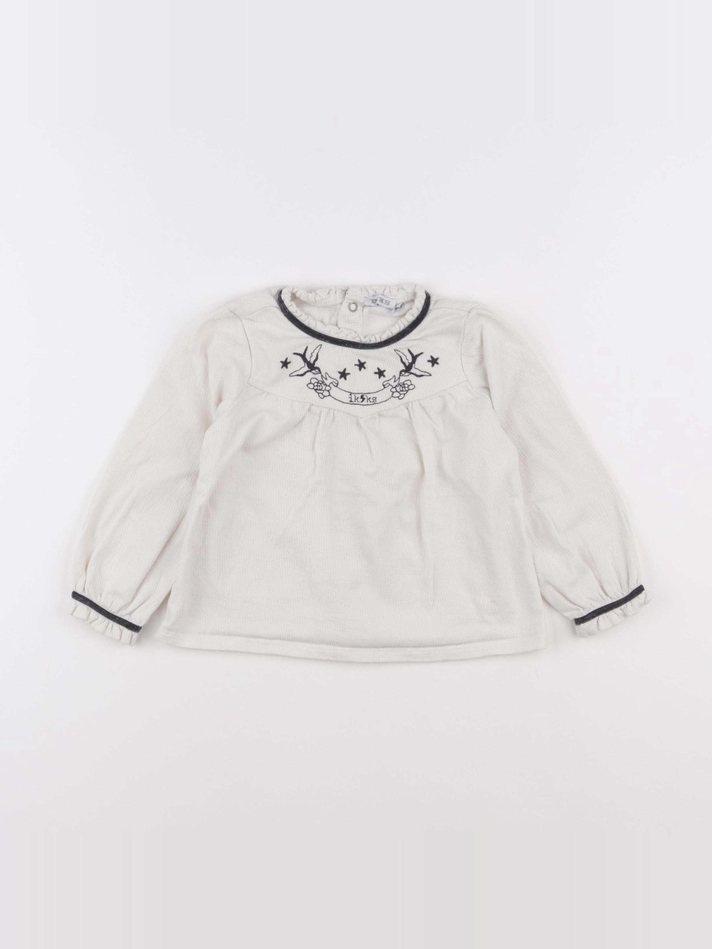 IKKS - blouse beige - 2 ans