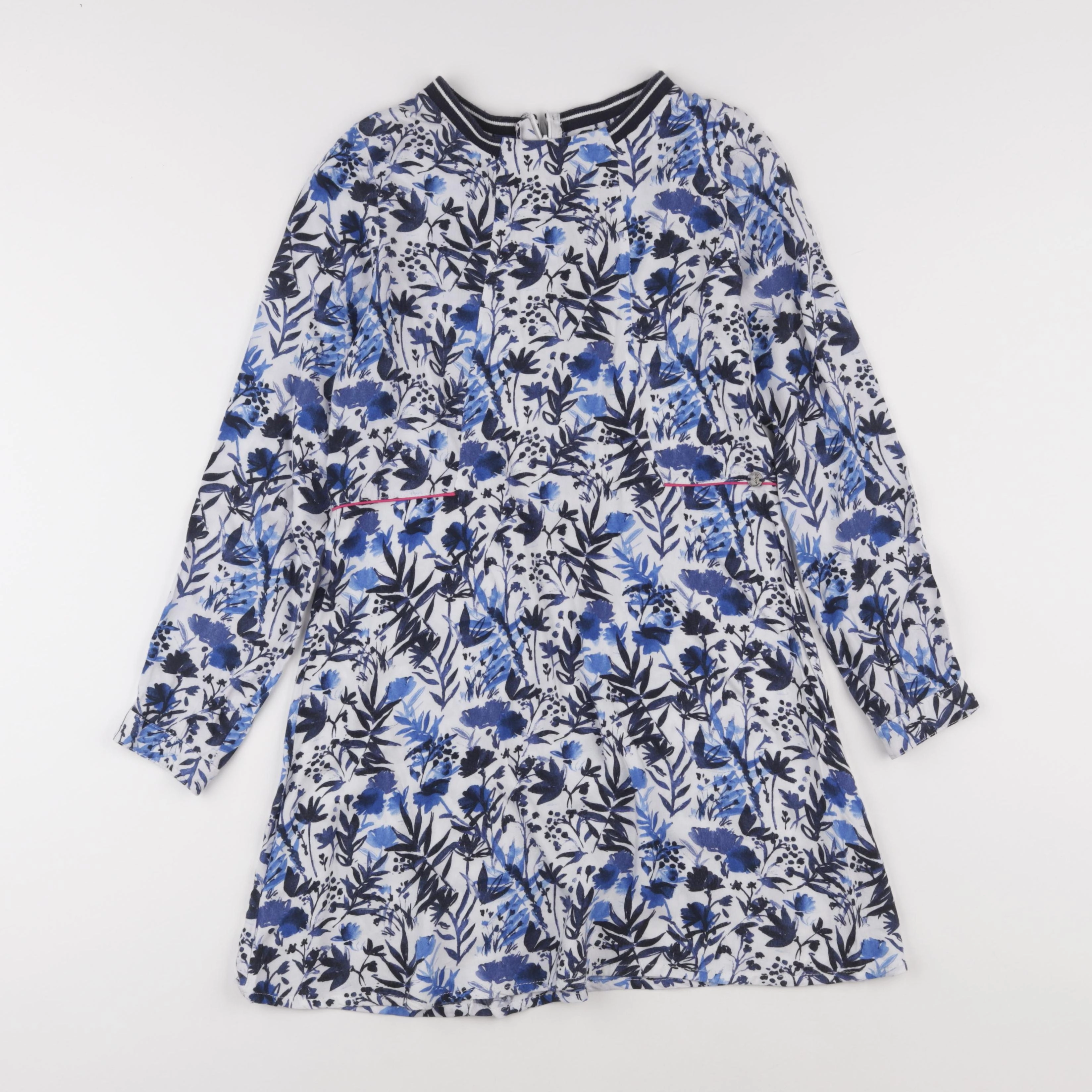 IKKS - robe bleu, blanc - 10 ans