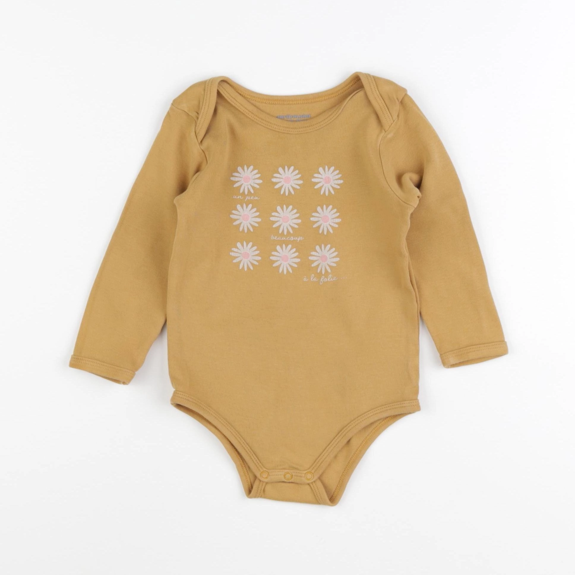 Vertbaudet - body orange - 24 mois