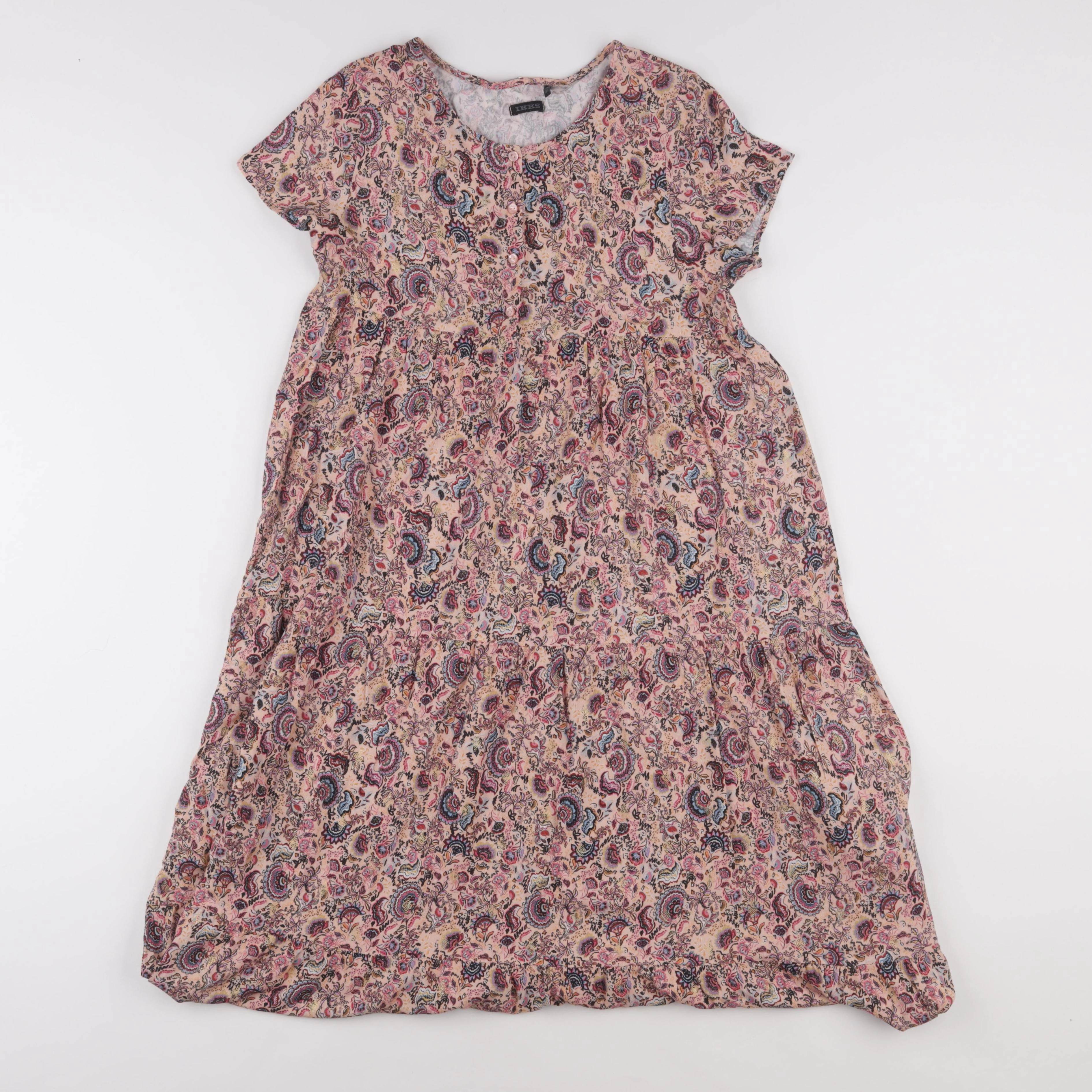 IKKS - robe rose - 12 ans