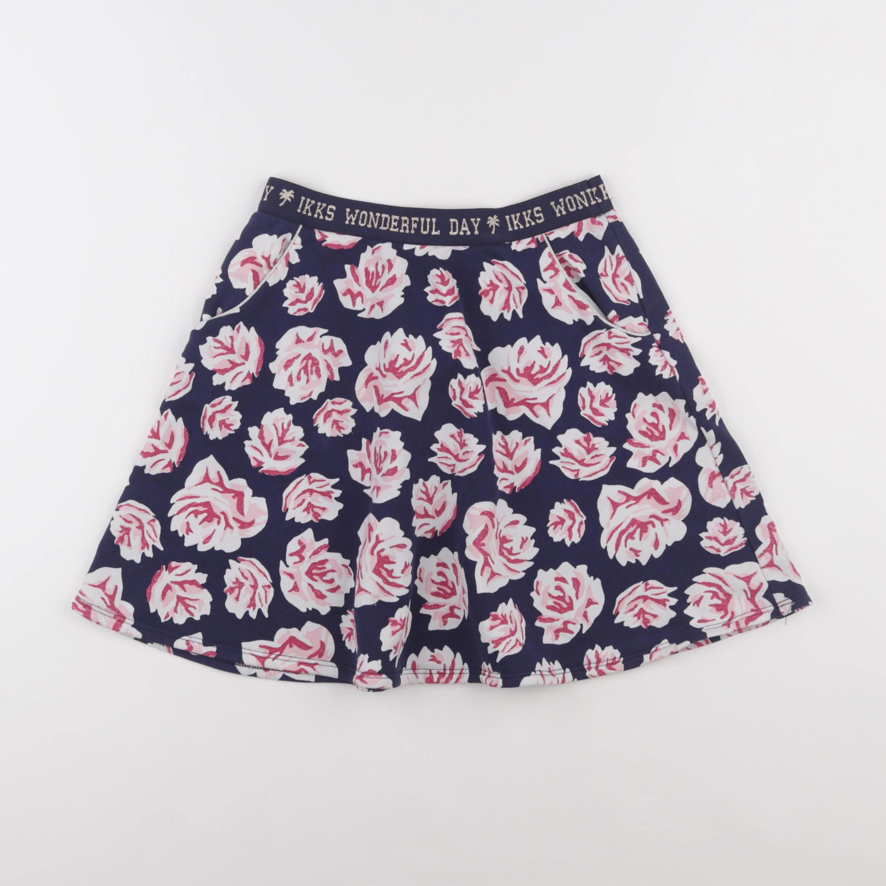IKKS - jupe bleu, rose - 12 ans
