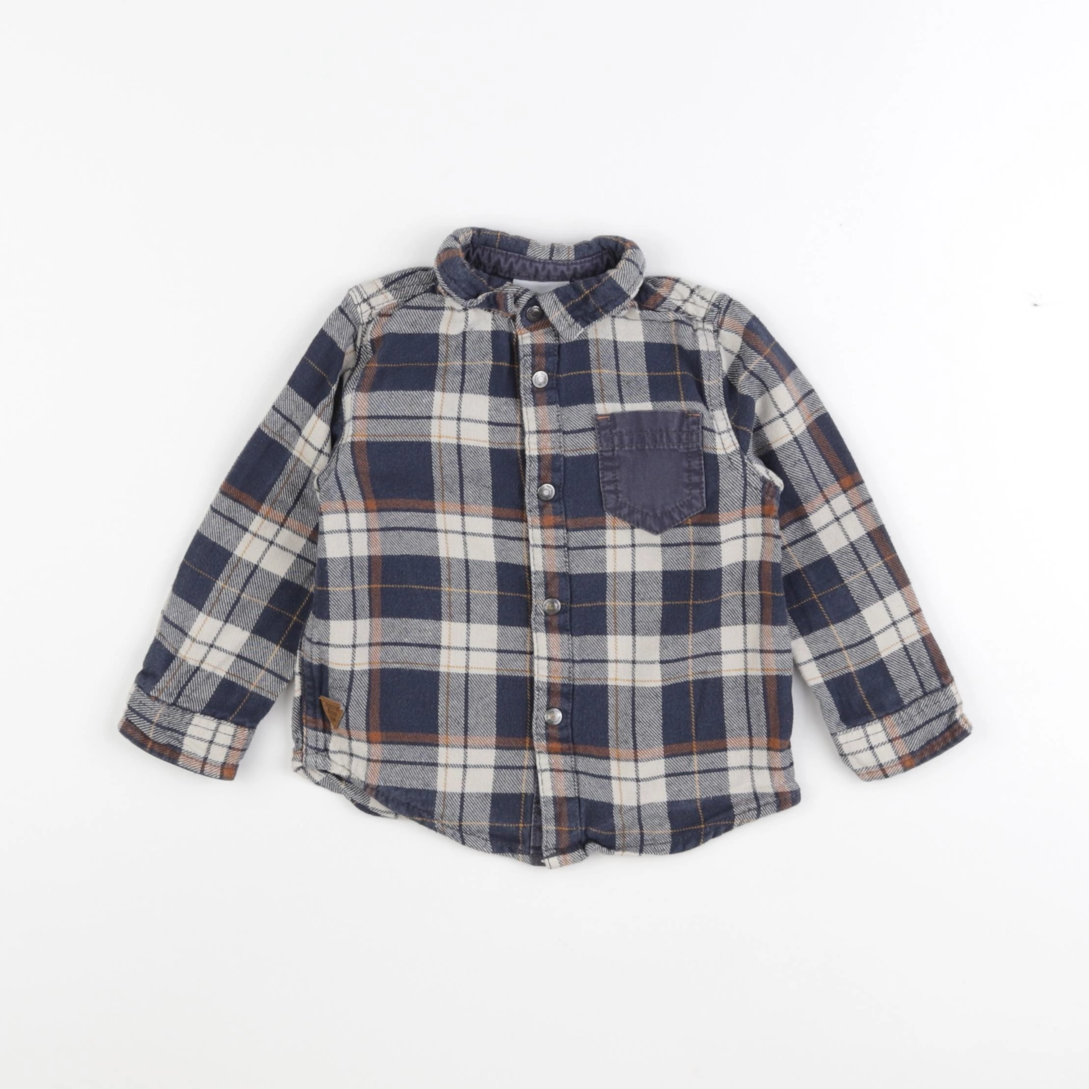 Vertbaudet - chemise multicolore - 2 ans
