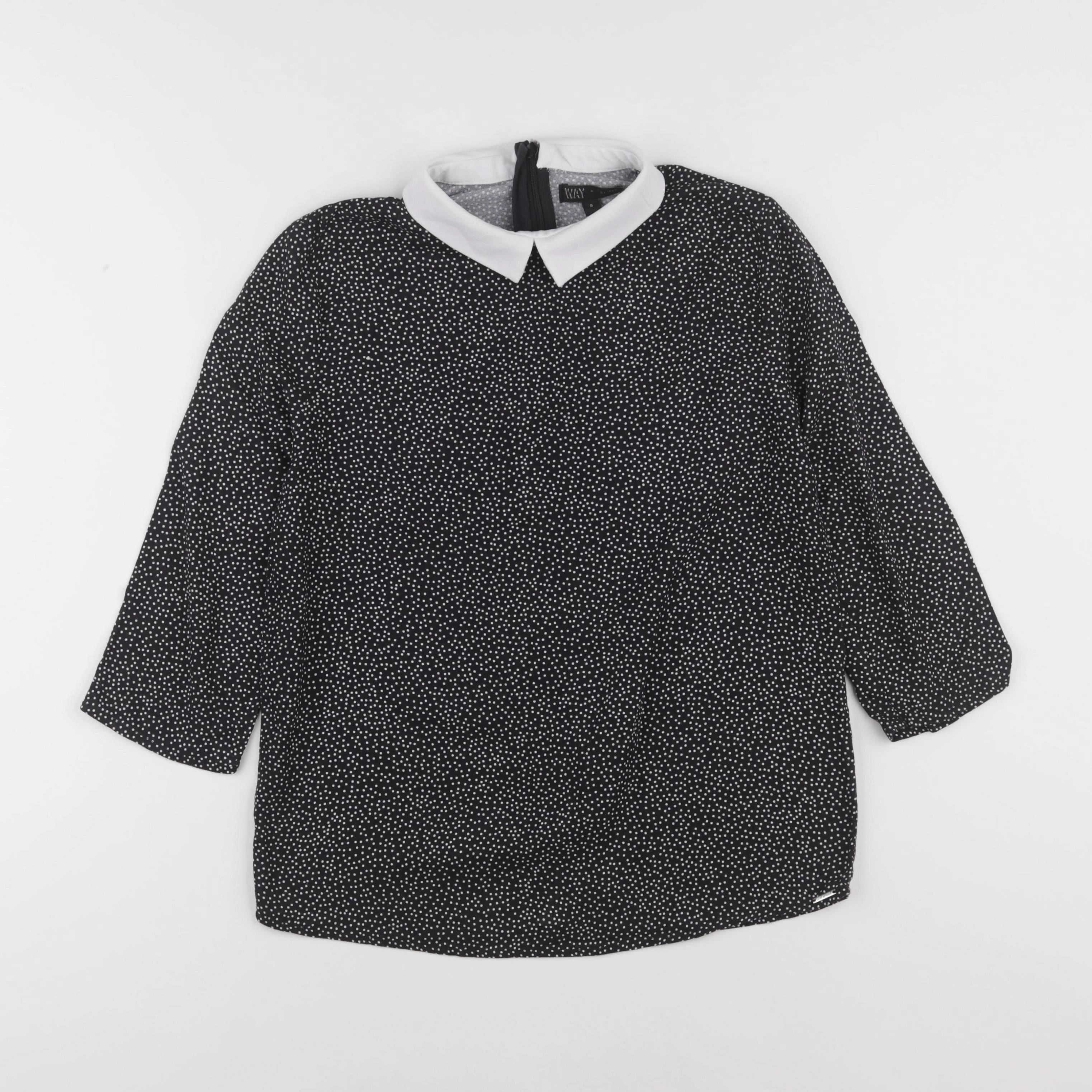 IKKS - blouse noir, blanc - 14 ans