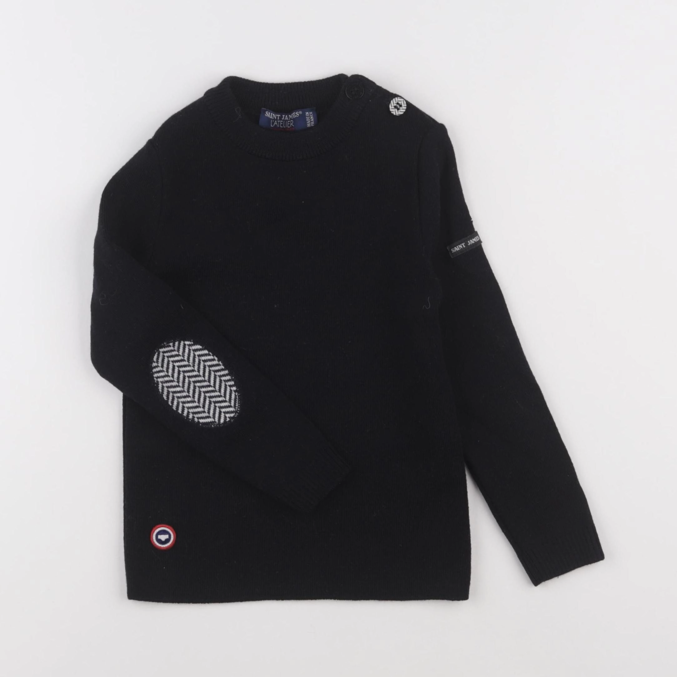 Saint James - pull bleu - 6 ans