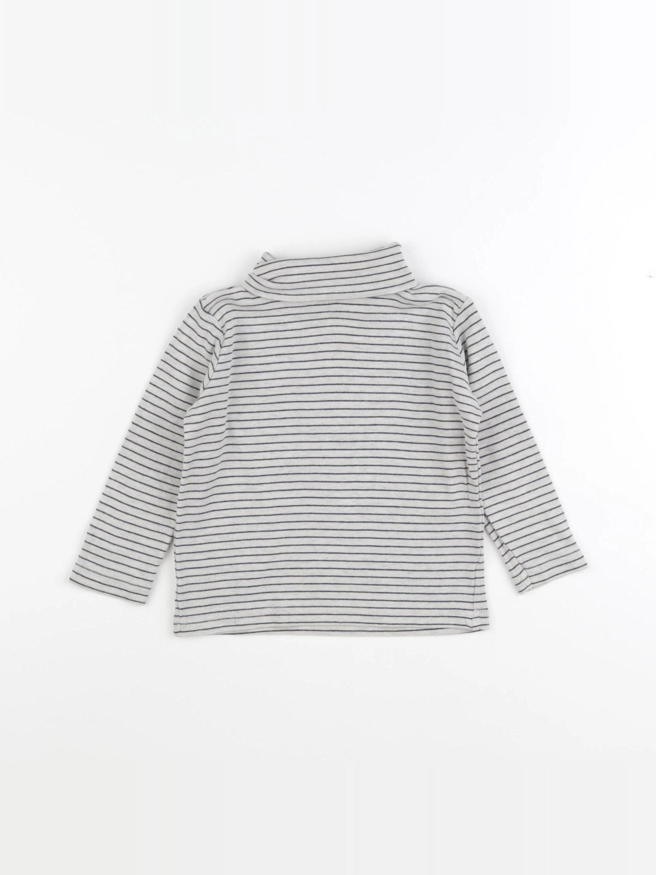 Vertbaudet - pull gris - 3 ans