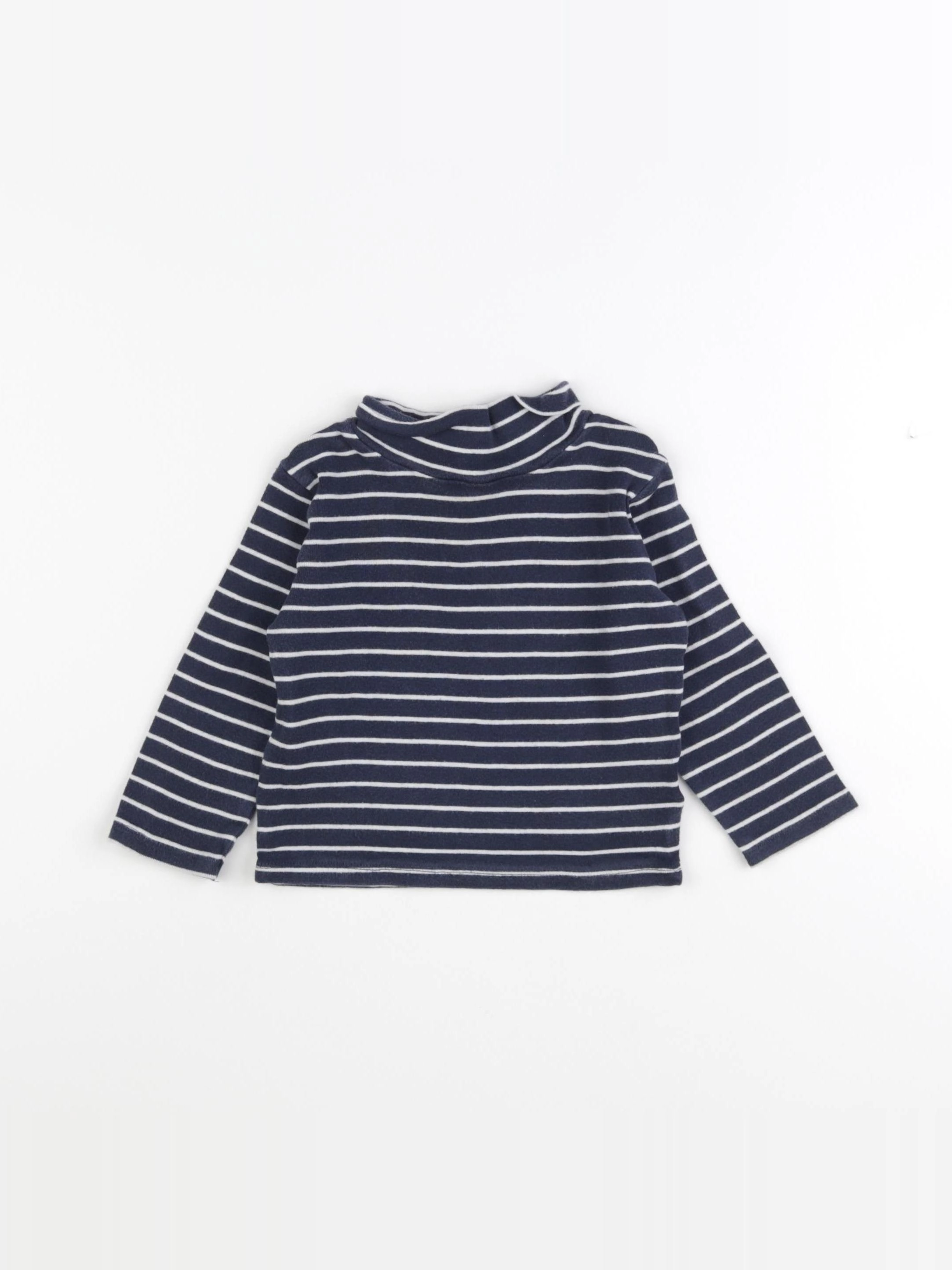 Vertbaudet - pull bleu - 2 ans