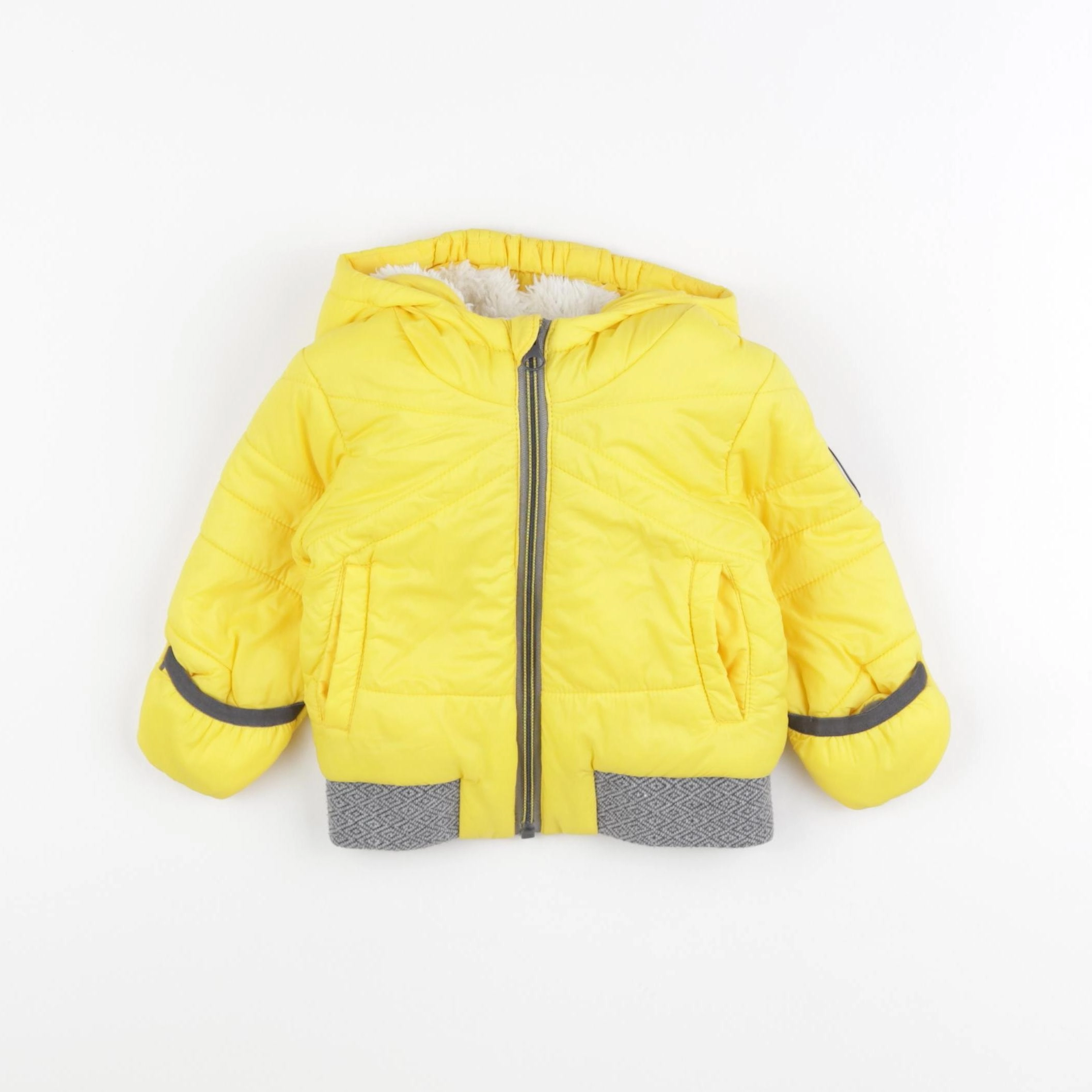 IKKS - doudoune jaune - 6 mois
