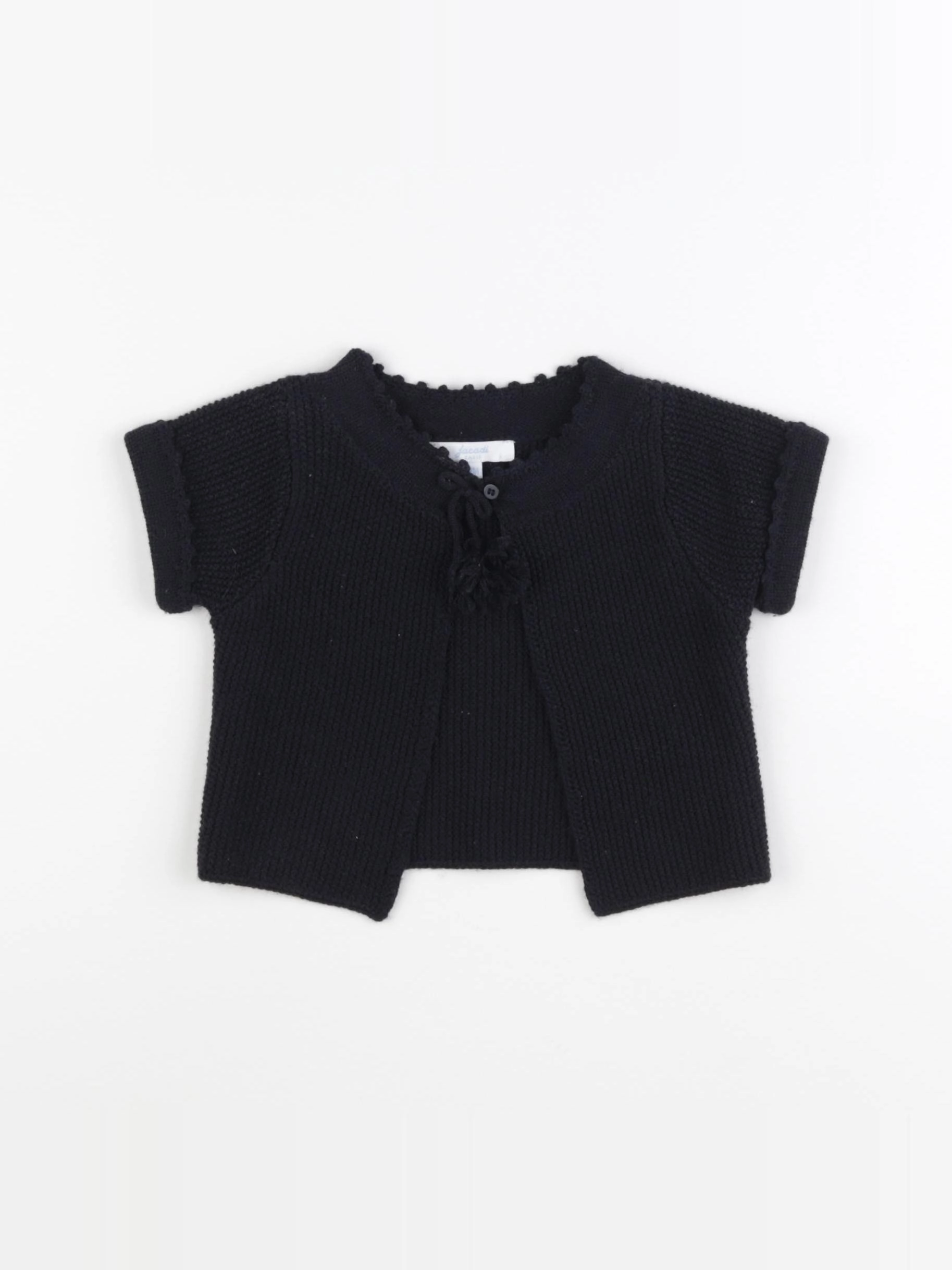 Jacadi - gilet noir - 12 mois