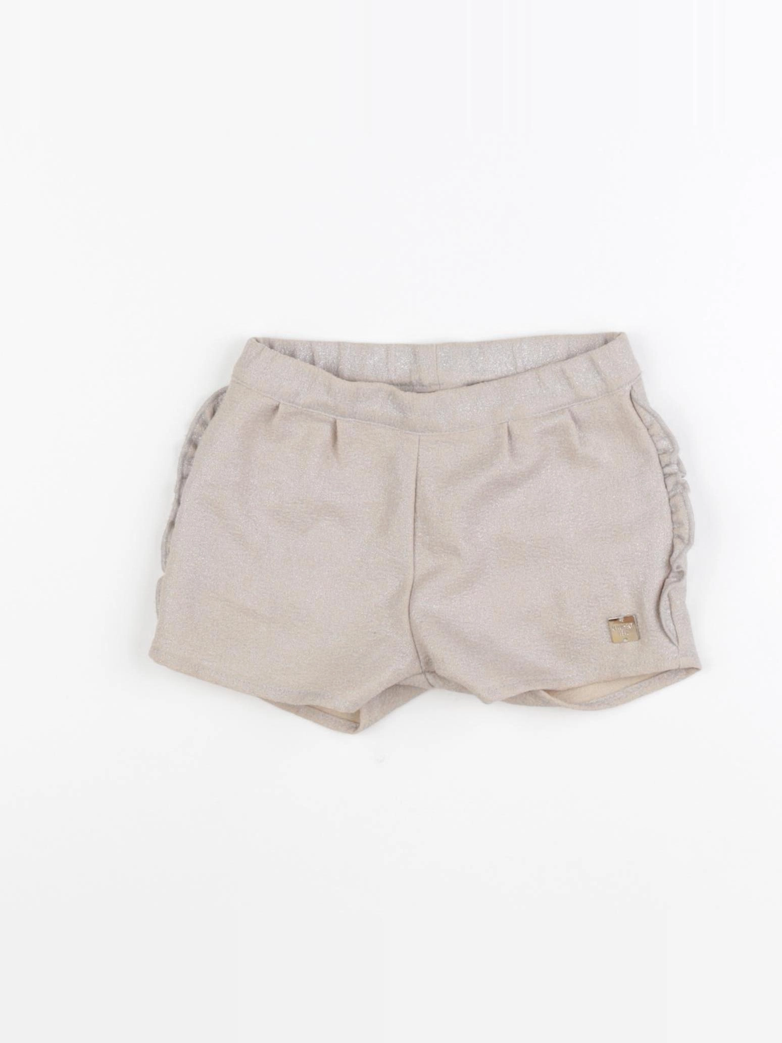 Carrément Beau - short beige, or - 6 mois