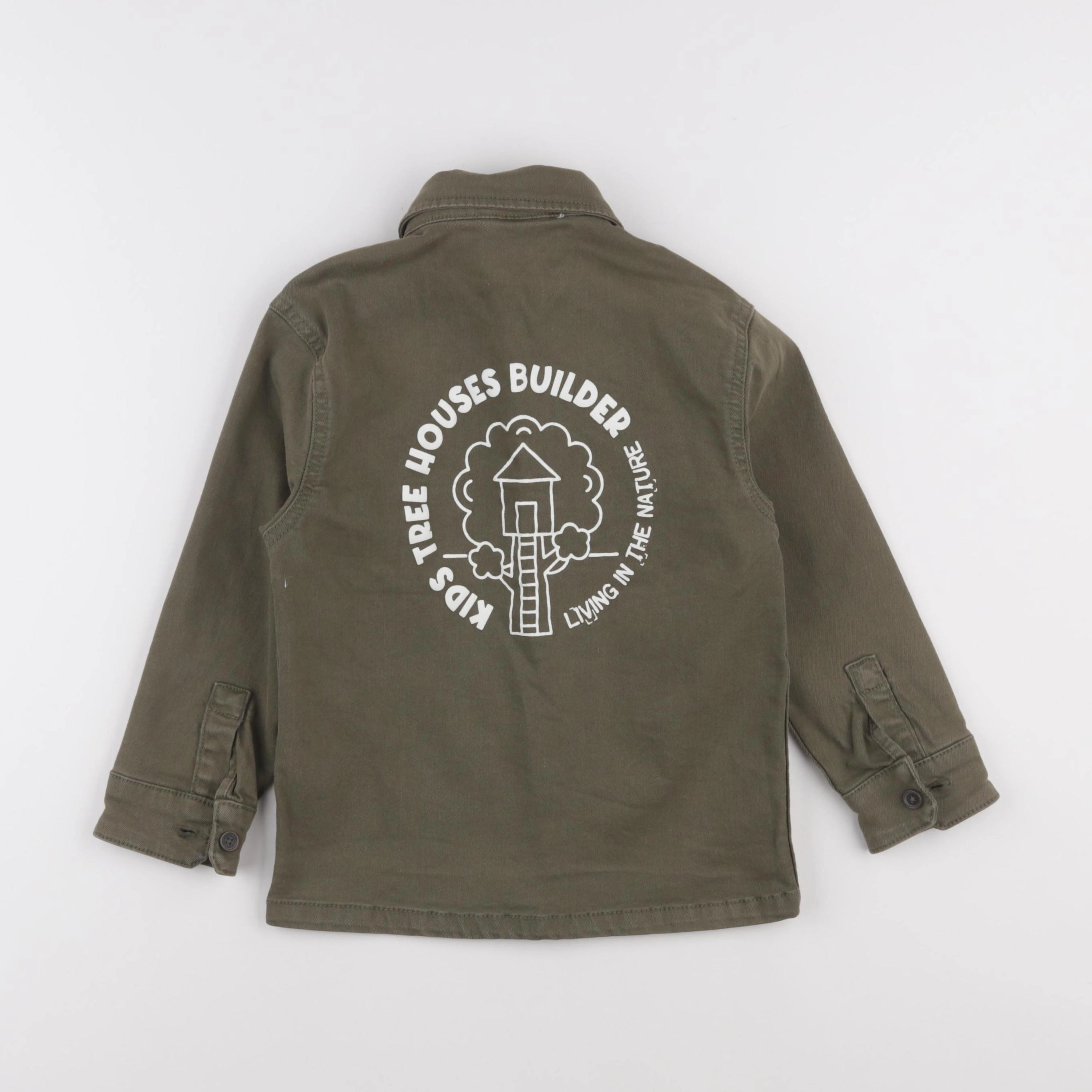 Vertbaudet - veste vert - 5 ans
