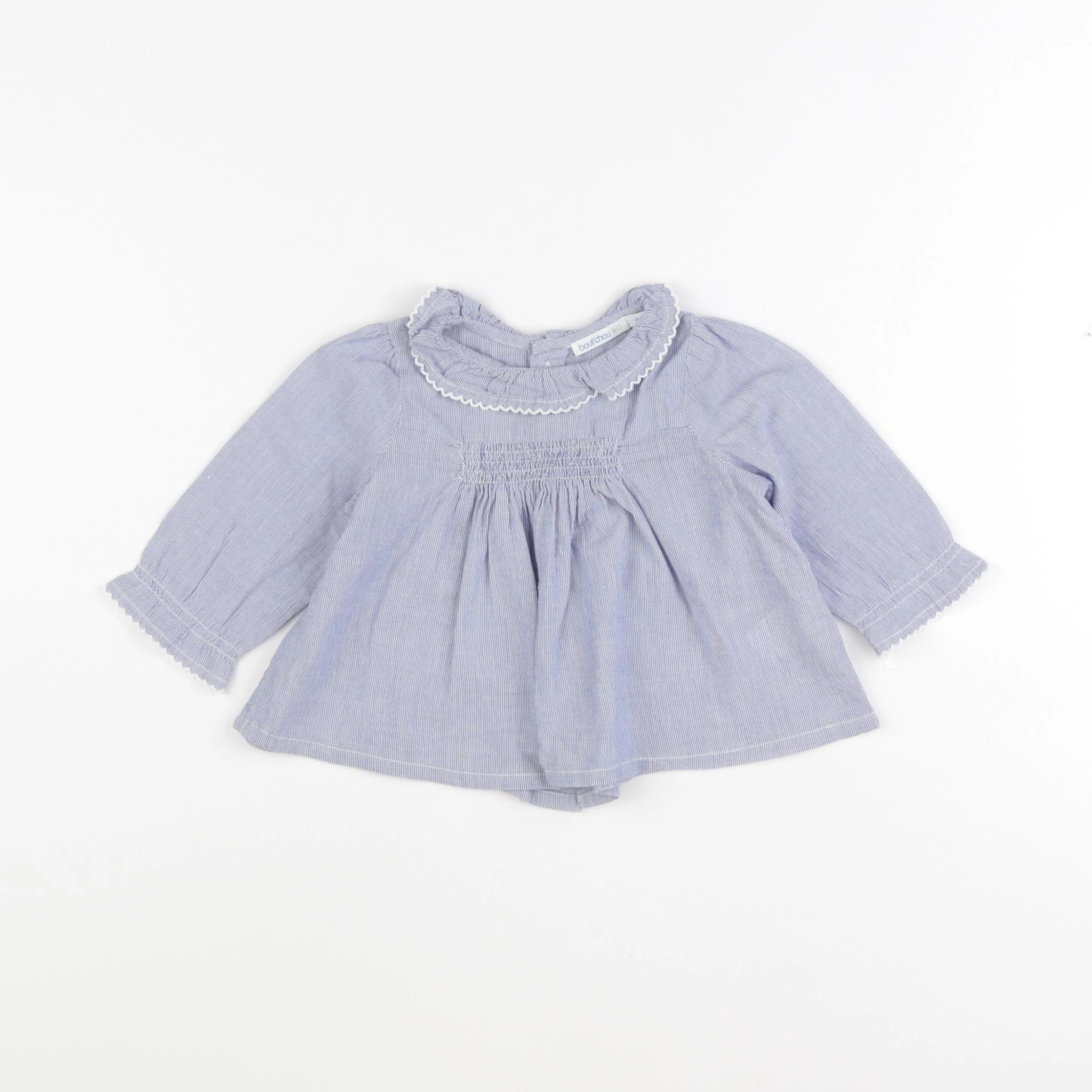 Boutchou - blouse bleu - 6 mois