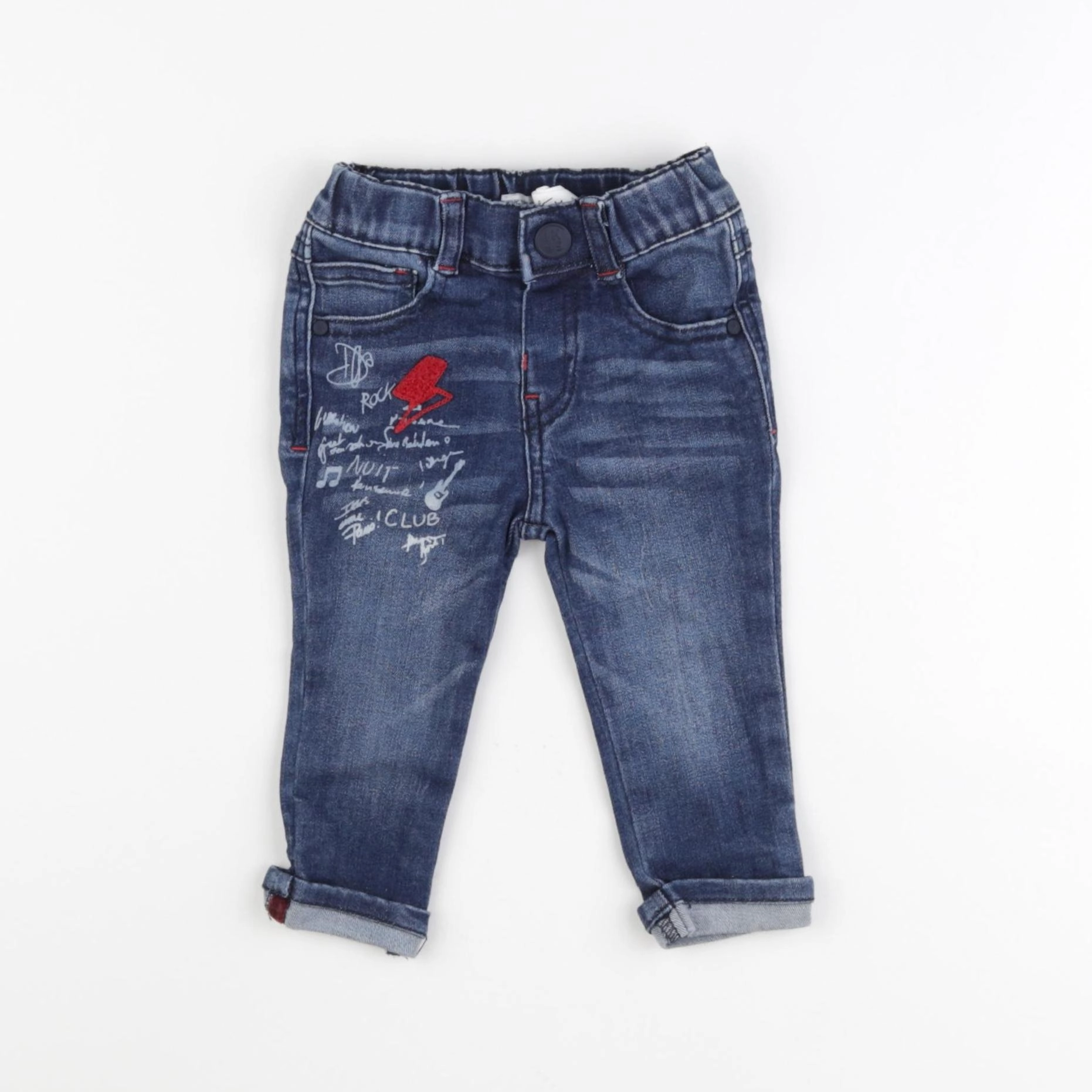 IKKS - jean bleu - 6 mois
