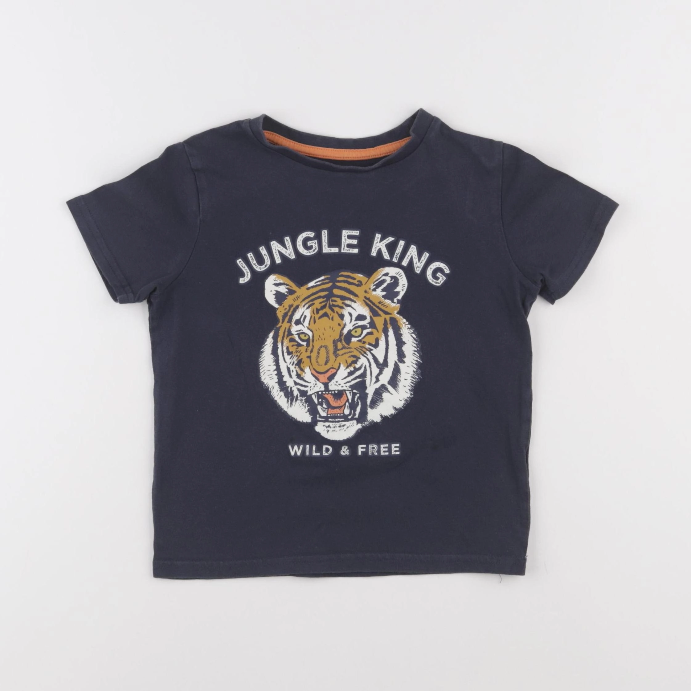 Vertbaudet - tee-shirt bleu - 5 ans