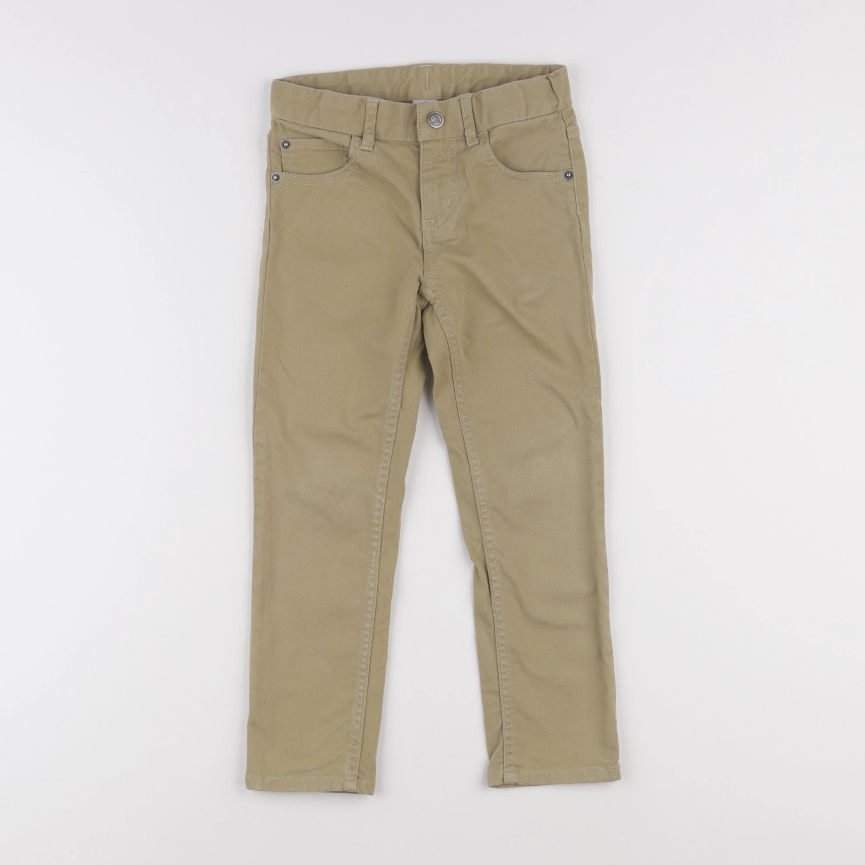 Petit Bateau - pantalon marron - 5 ans