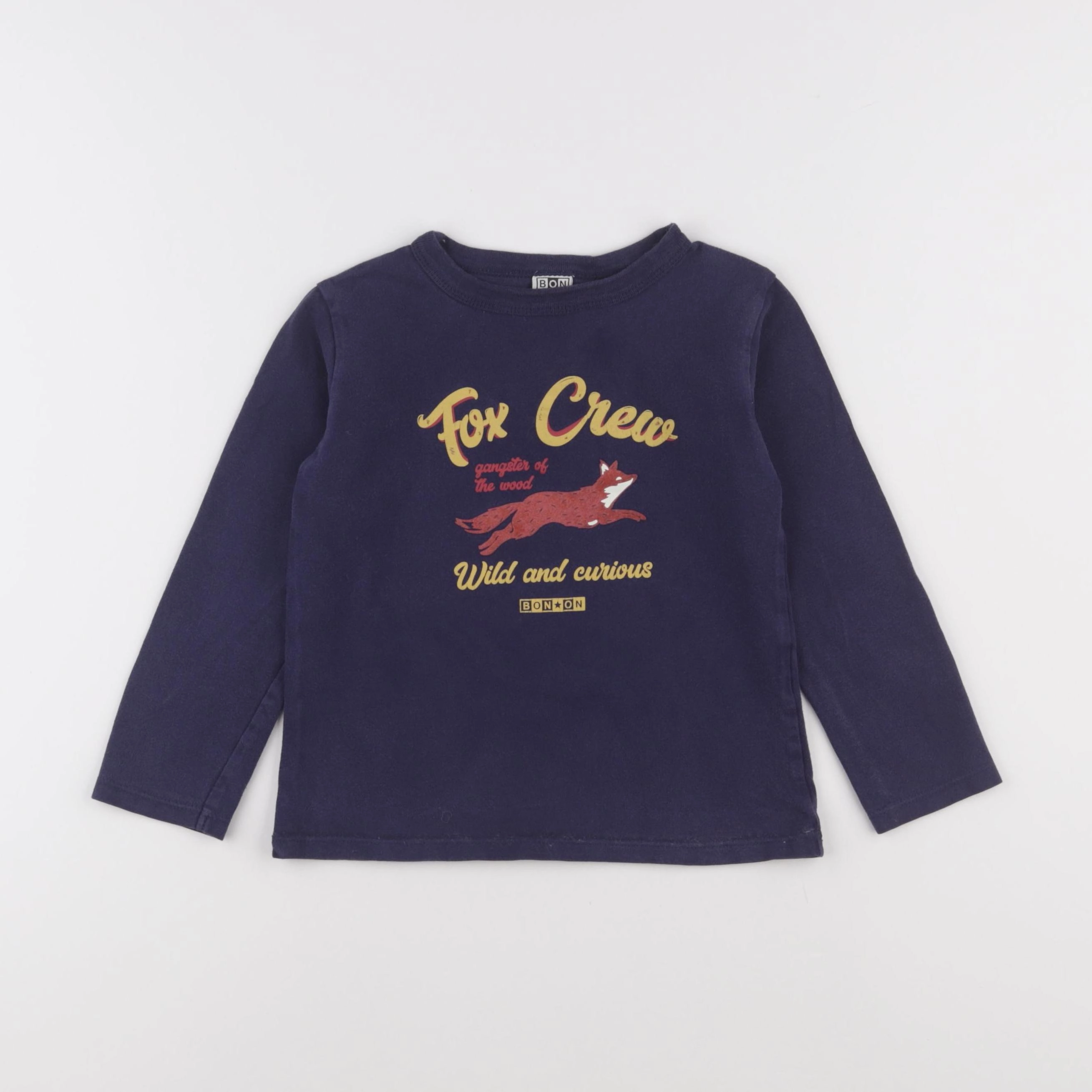 Bonton - tee-shirt bleu - 6 ans
