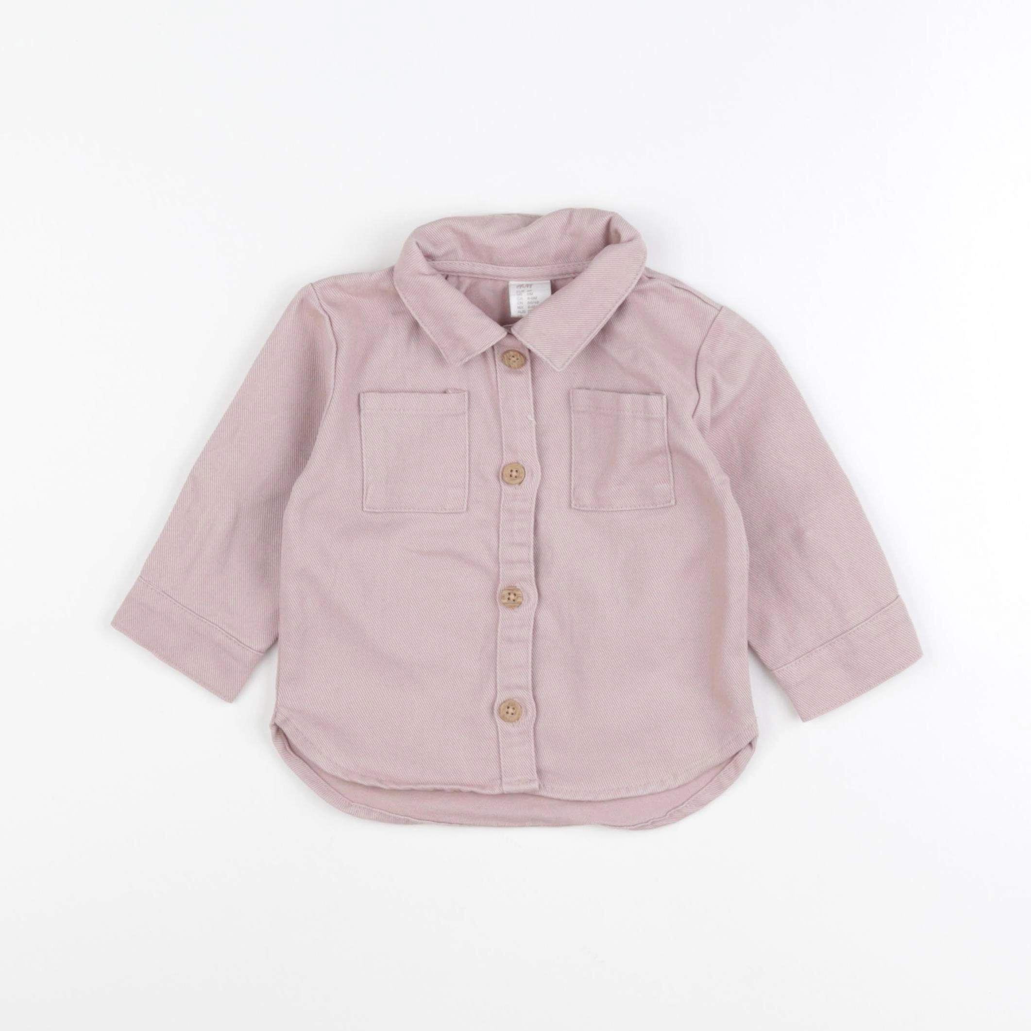 H&M - veste rose - 3/6 mois