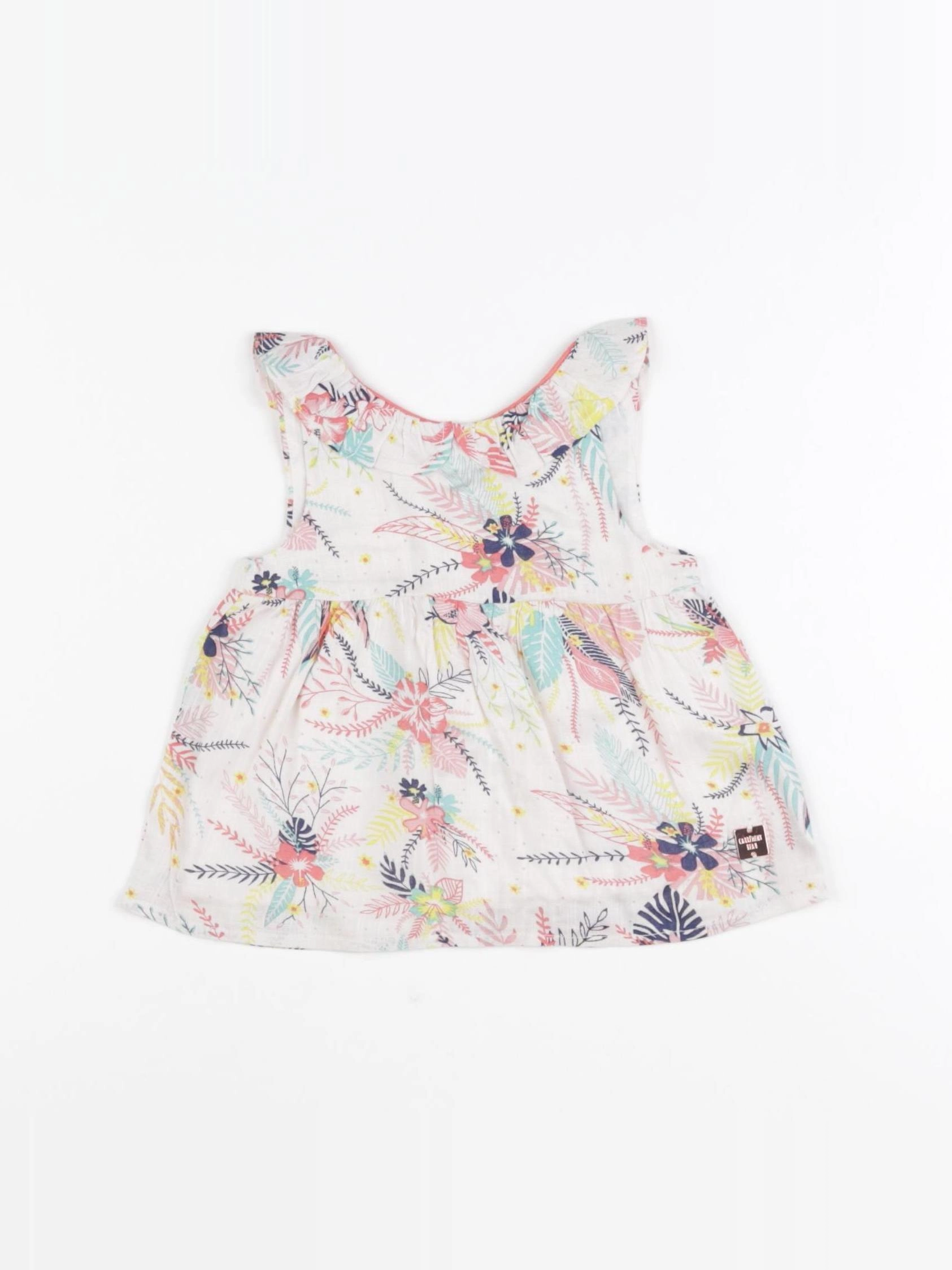 Carrément Beau - robe multicolore - 3 mois
