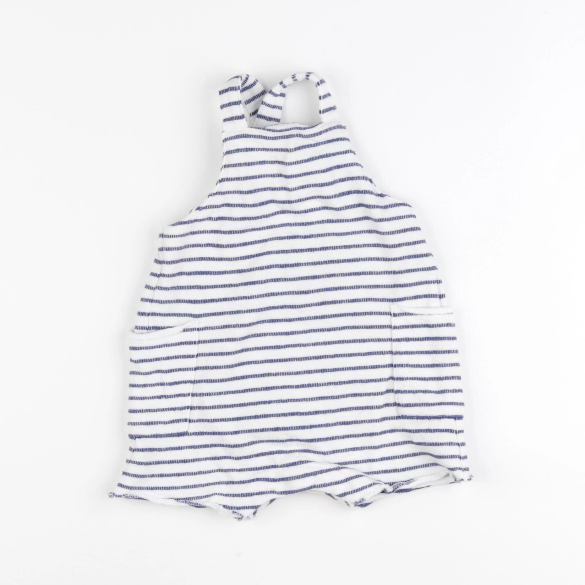 Boutchou - combinaison bleu, blanc - 9 mois