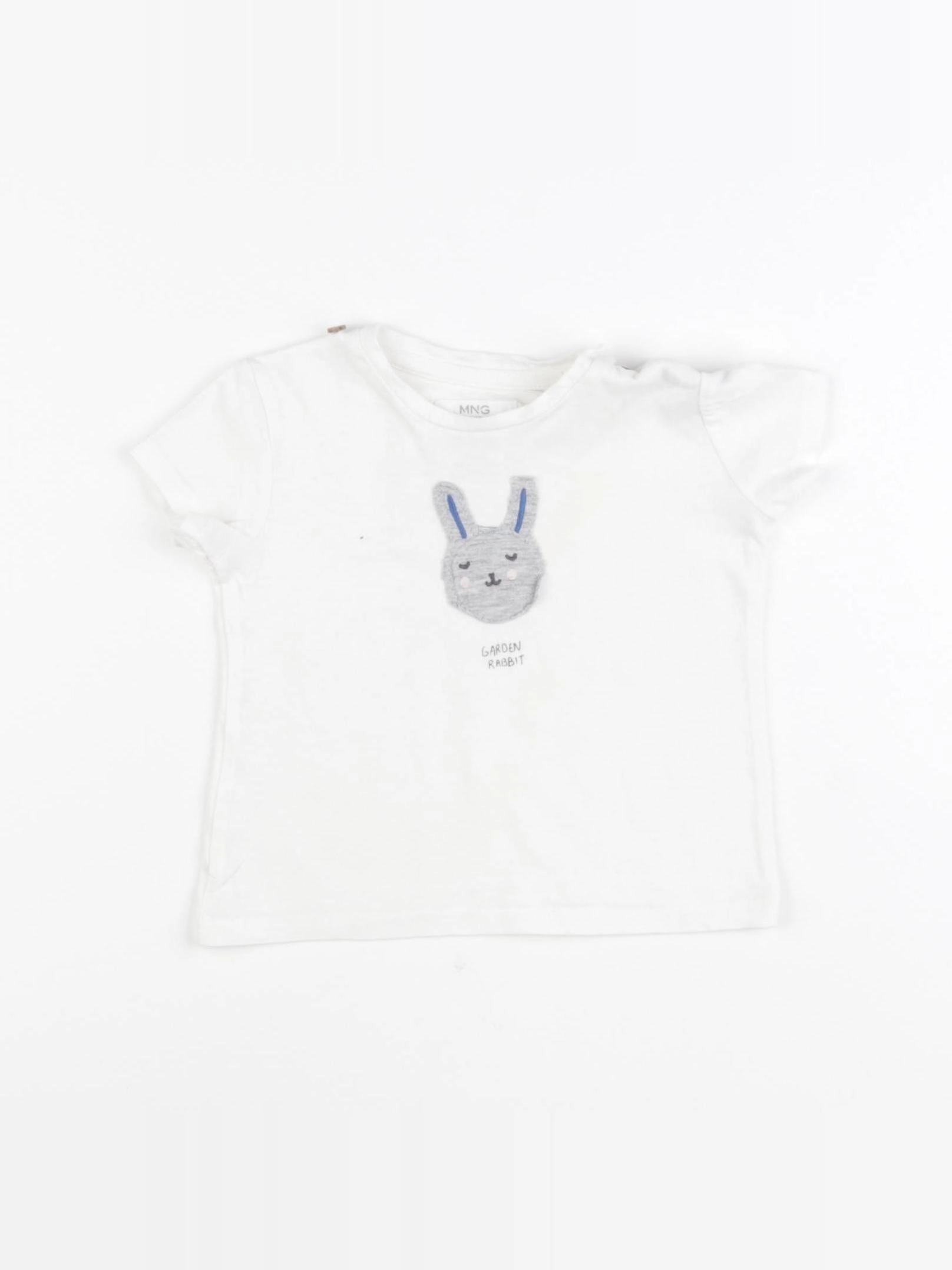 Mango - tee-shirt blanc - 3/6 mois