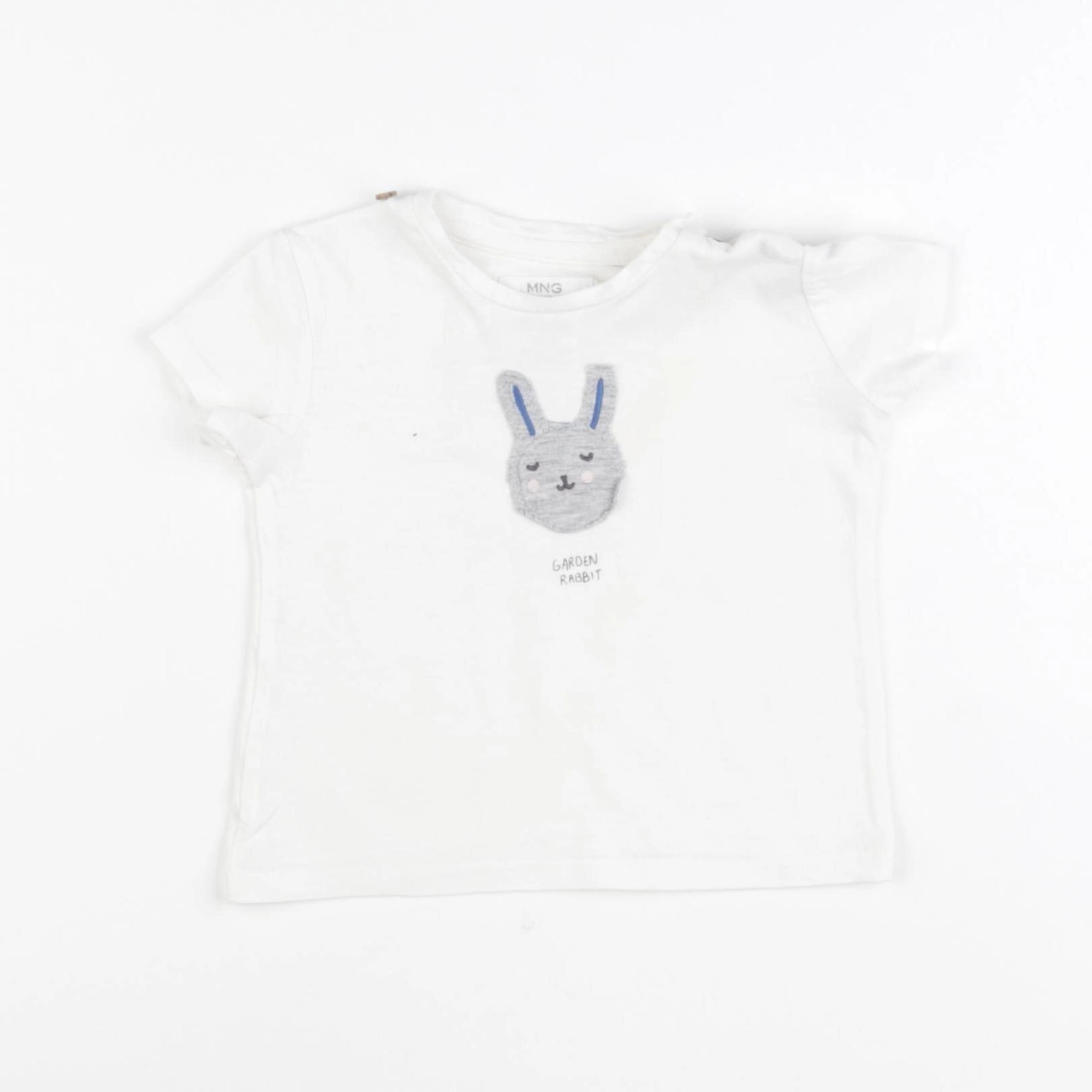 Mango - tee-shirt blanc - 3/6 mois