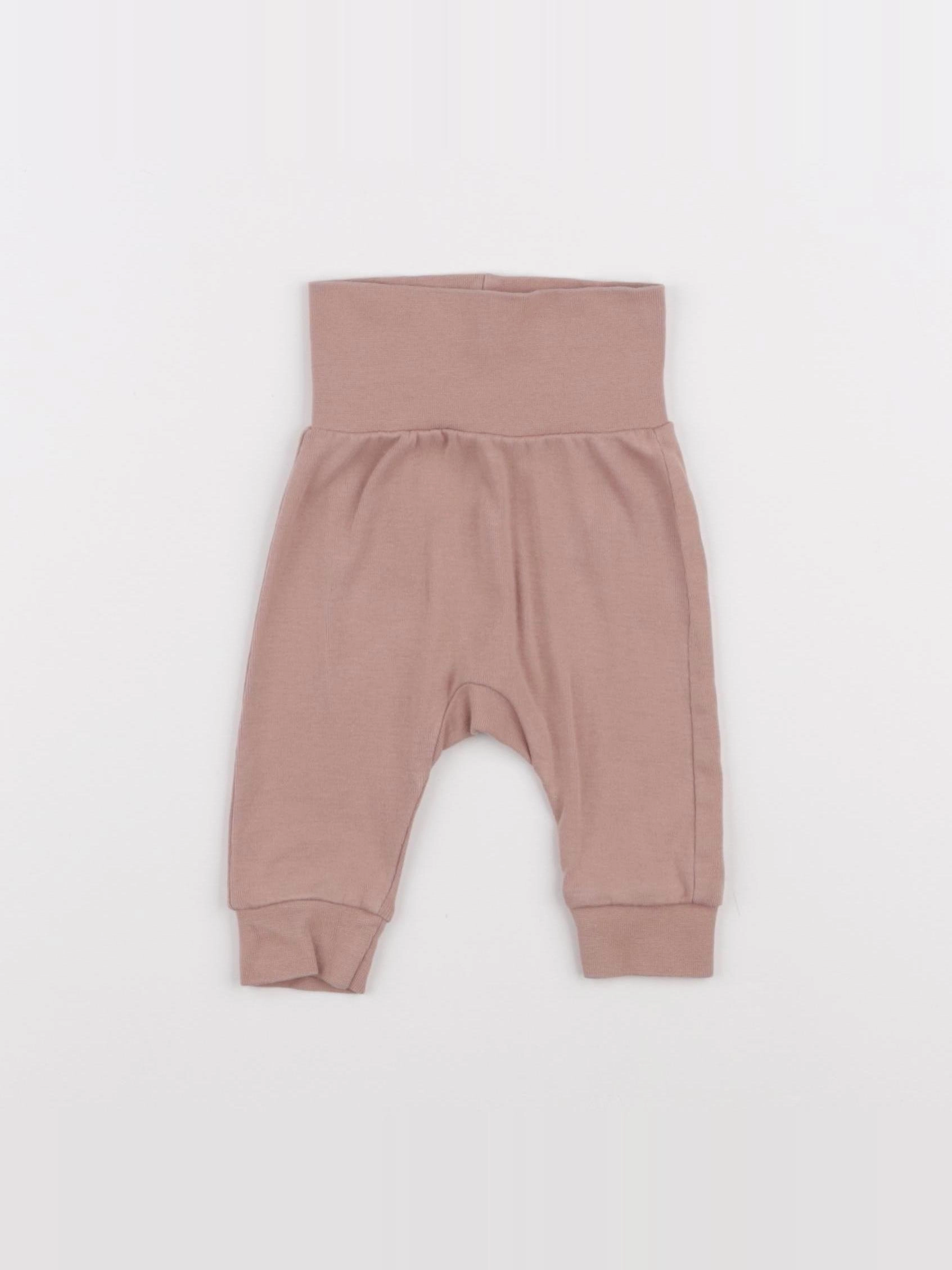 H&M - sarouel rose - 1/3 mois