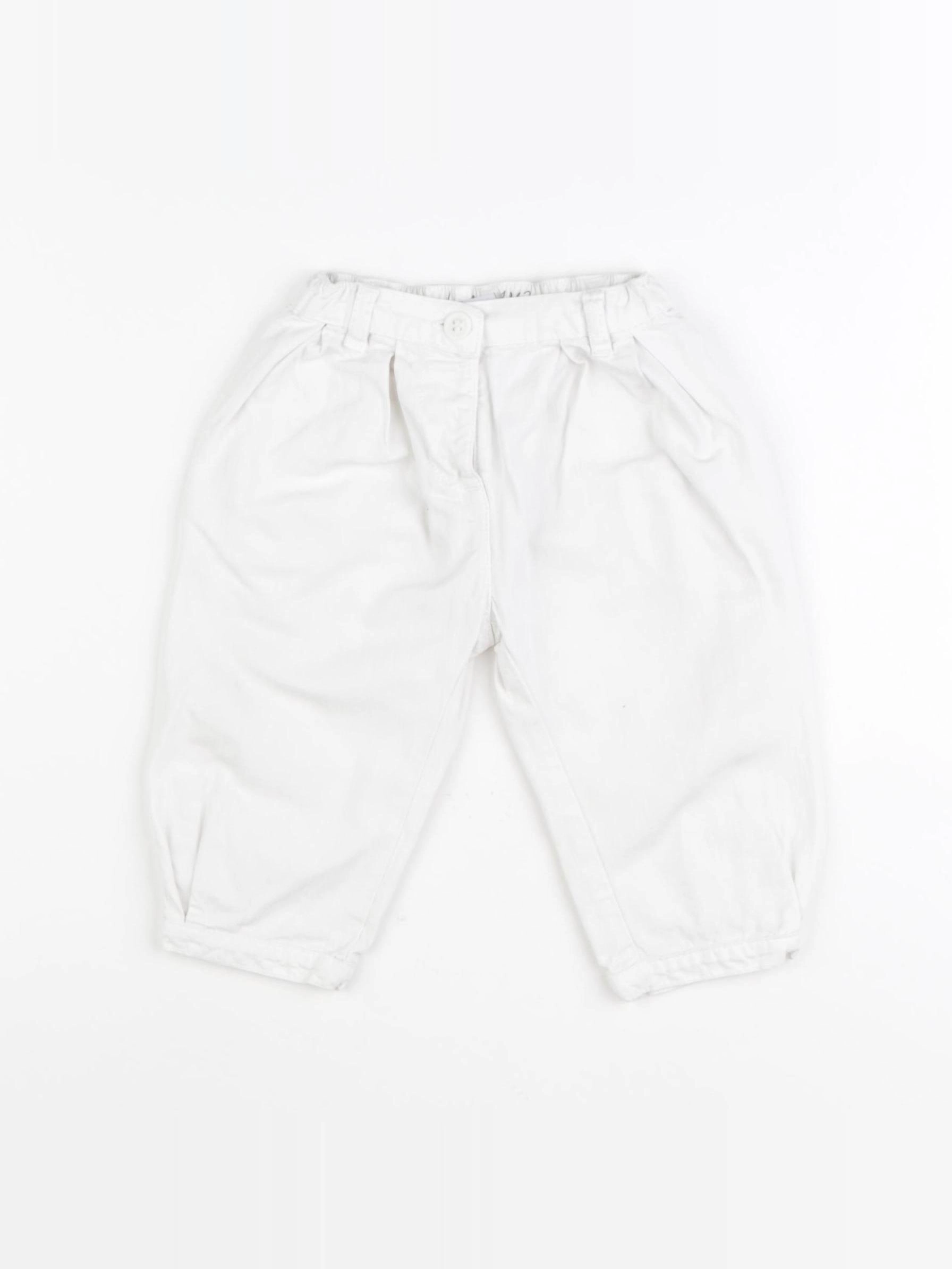 Petit Bateau - jean blanc - 6 mois