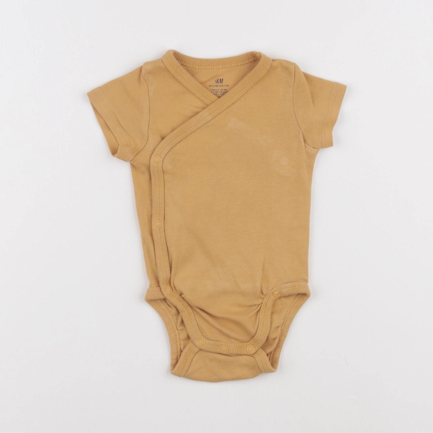 H&M - body jaune - 3 mois