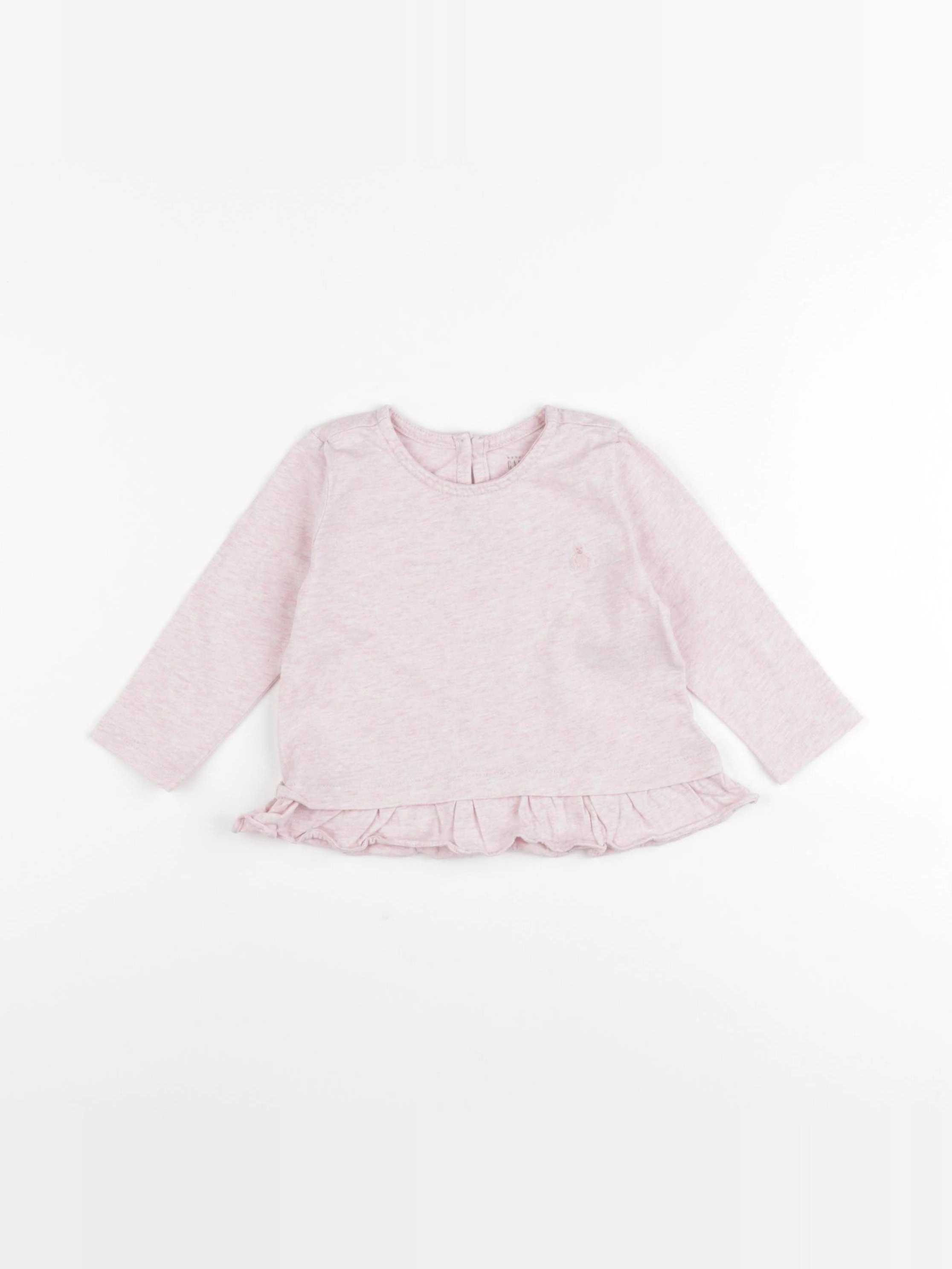 GAP - tee-shirt rose - 6/12 mois