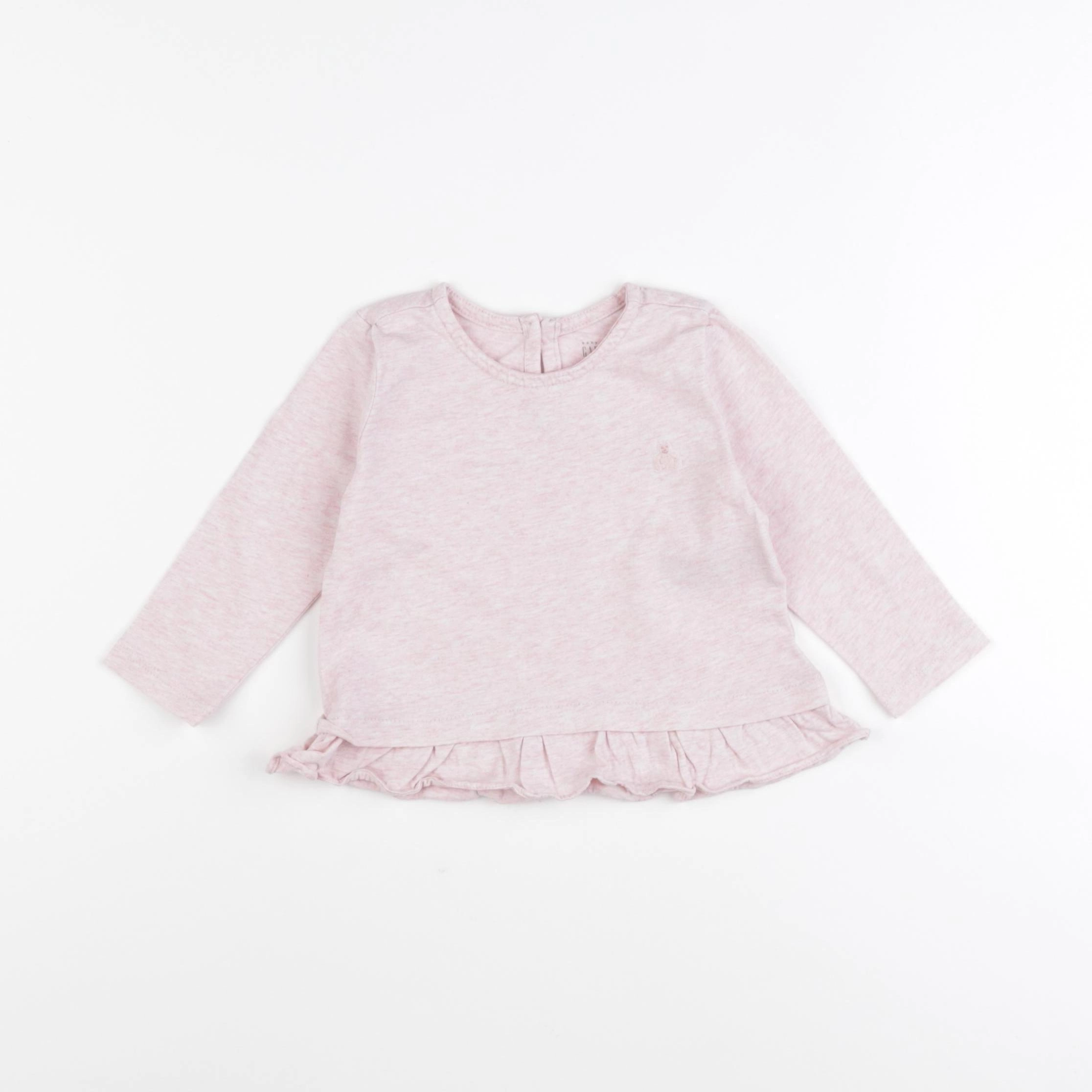 GAP - tee-shirt rose - 6/12 mois
