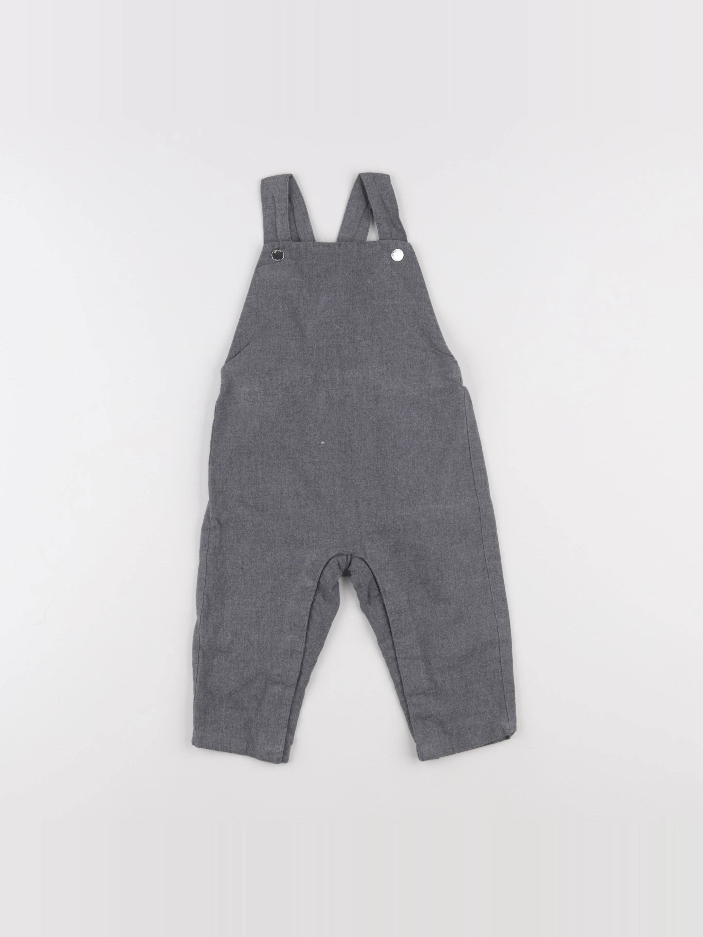 Jacadi - salopette gris - 12 mois