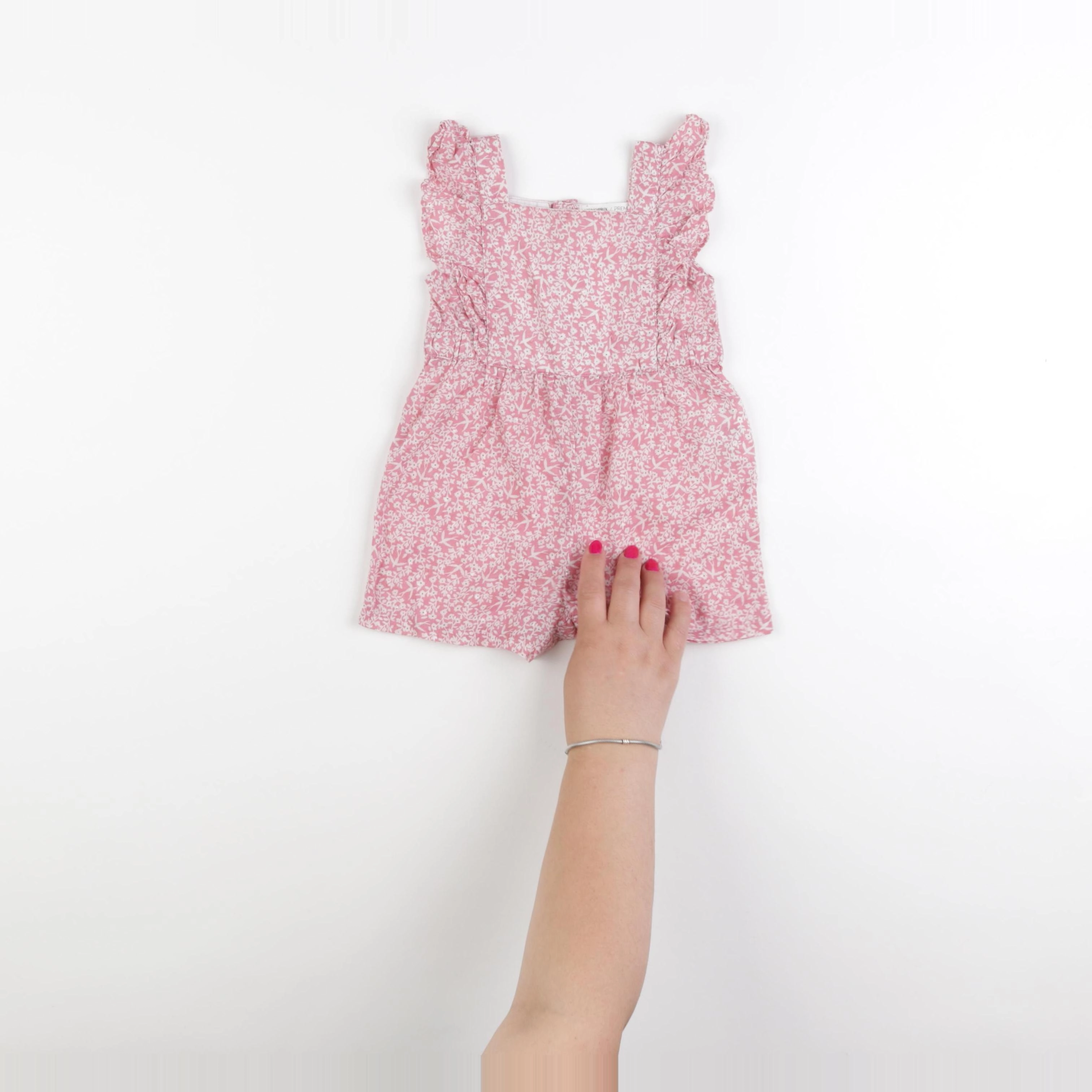 Monoprix - combinaison rose - 6 mois