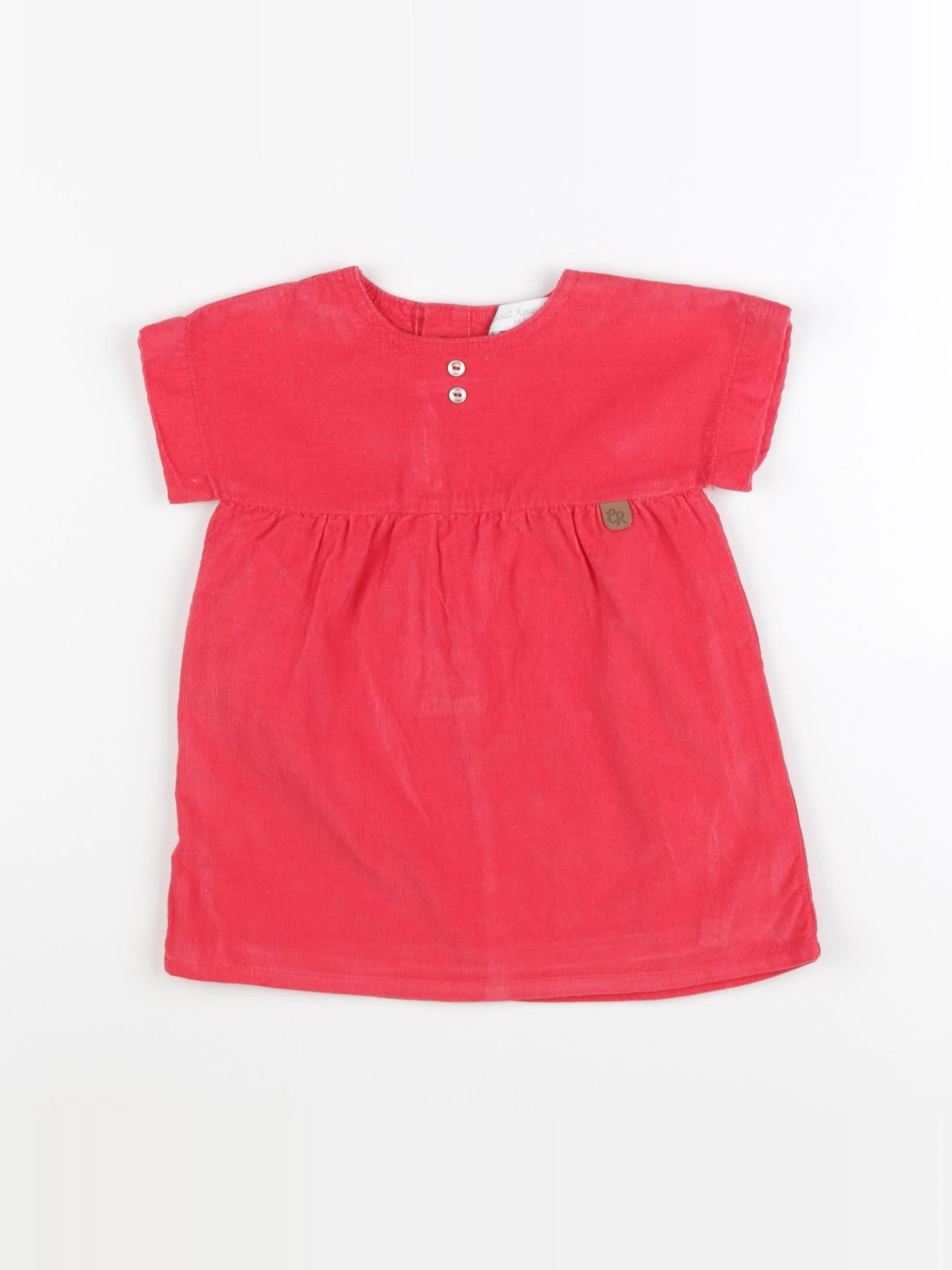 Cadet Rousselle - robe rouge - 6 mois