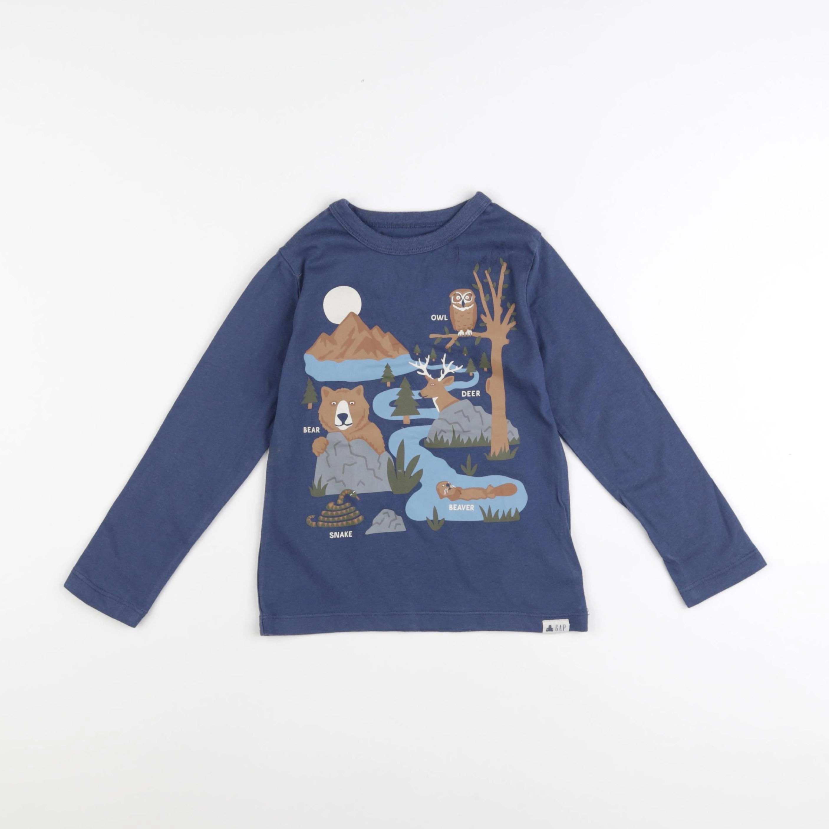 GAP - tee-shirt bleu - 4 ans