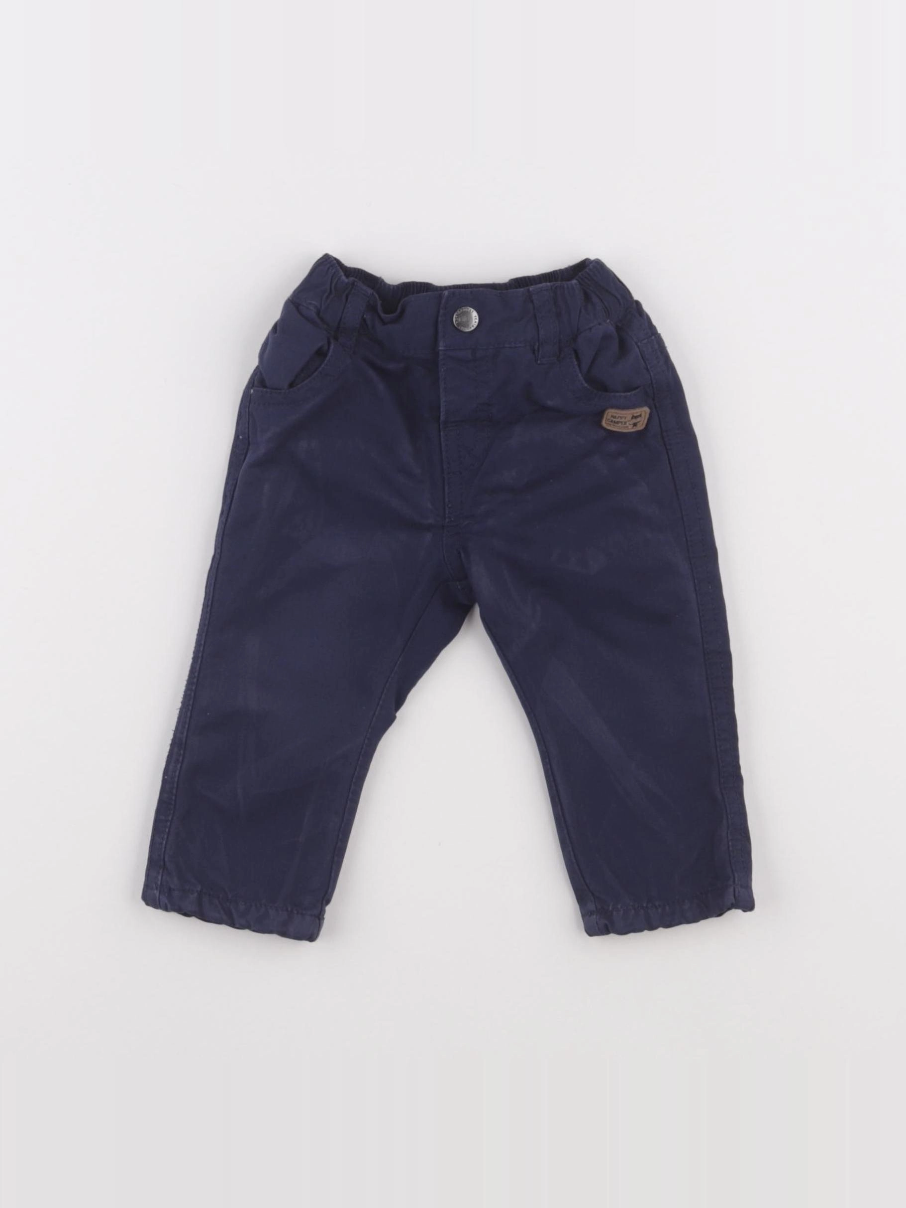 Vertbaudet - pantalon bleu - 6 mois