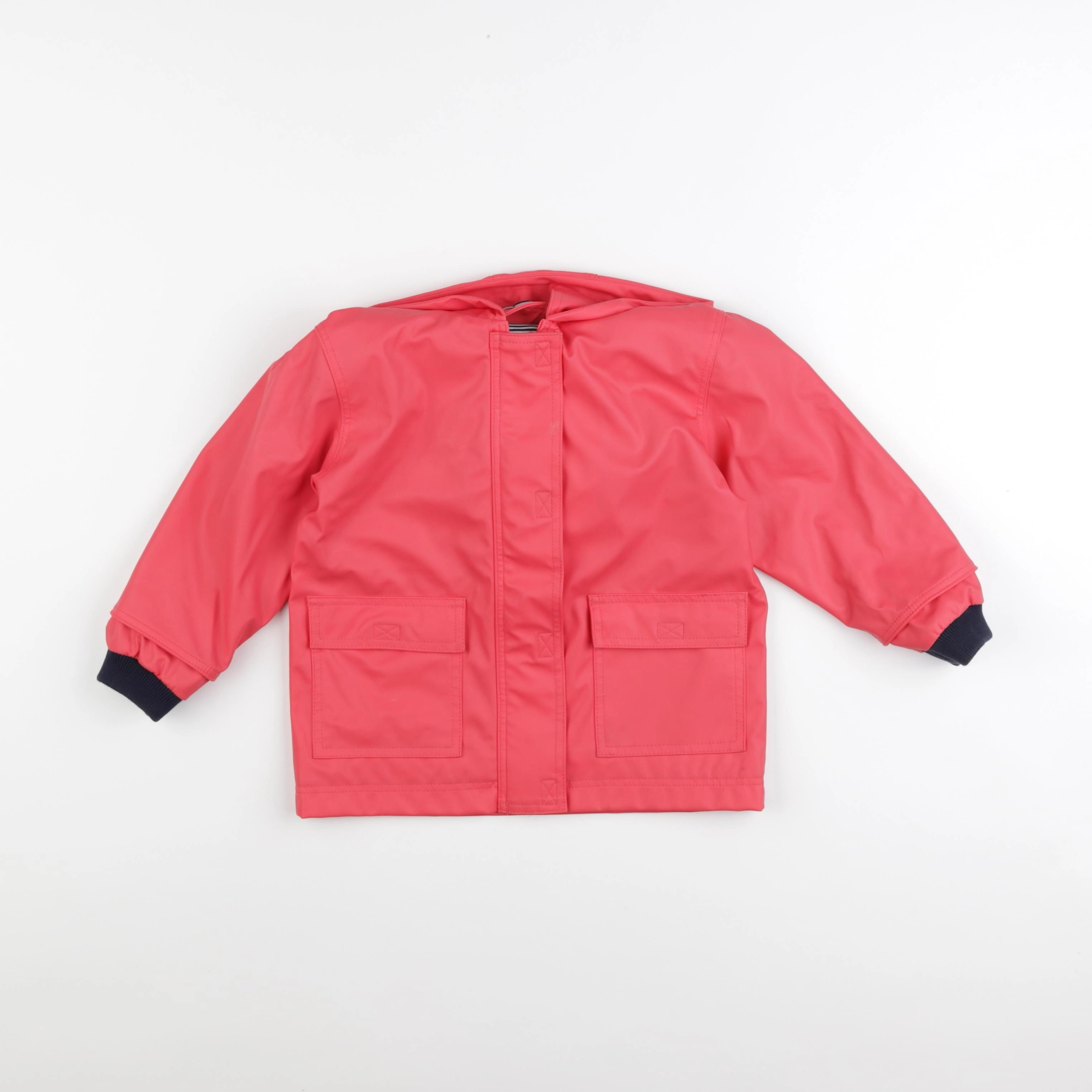 Petit Bateau - imperméable rouge - 24 mois